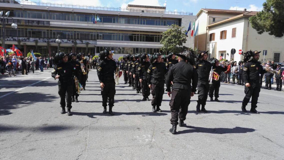 La Fanfara "Adelchi Cotterli Città di Aprilia" a Pescara - 