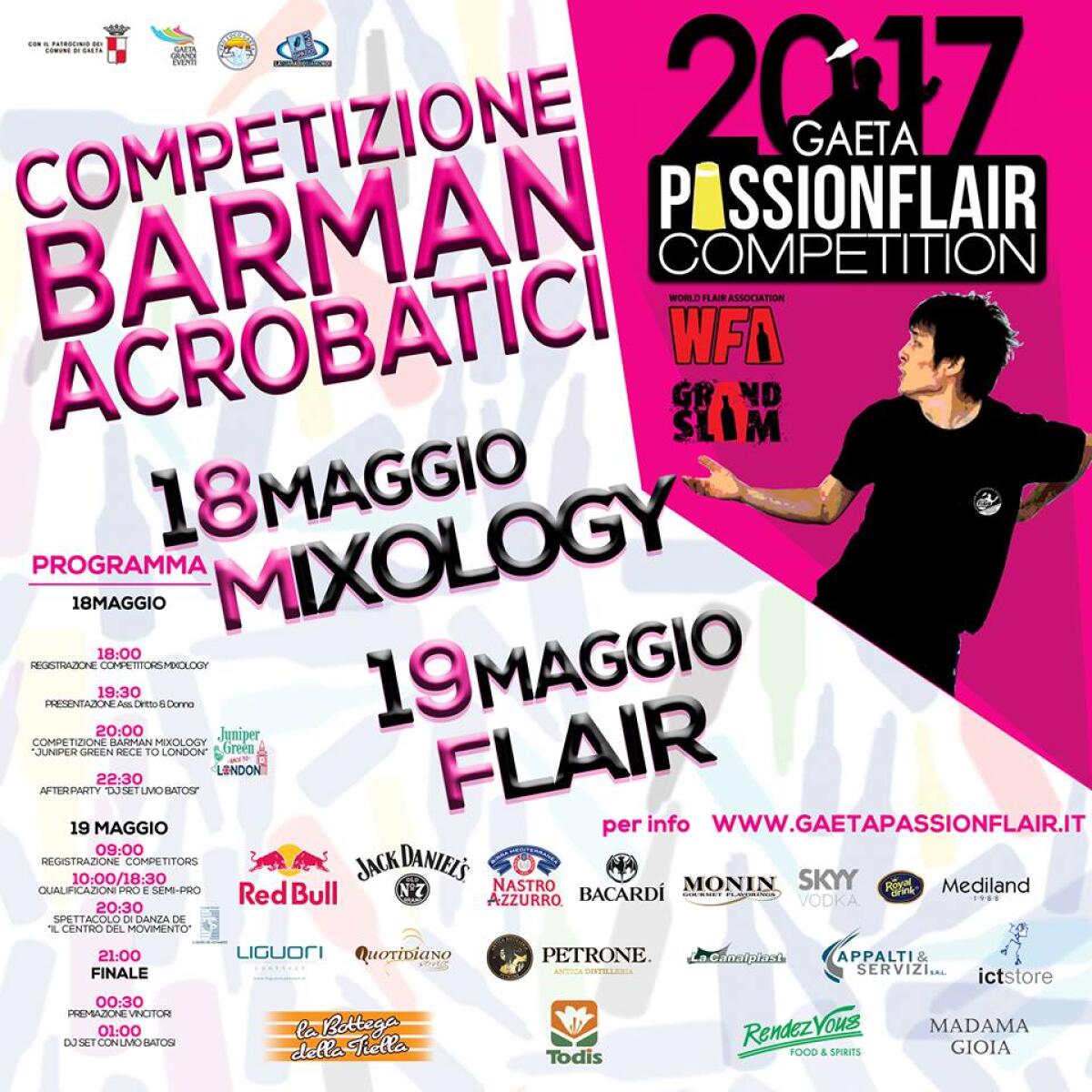 “Gaeta Passion Flair Competition”: sfida tra i migliori bartender al mondo. - 