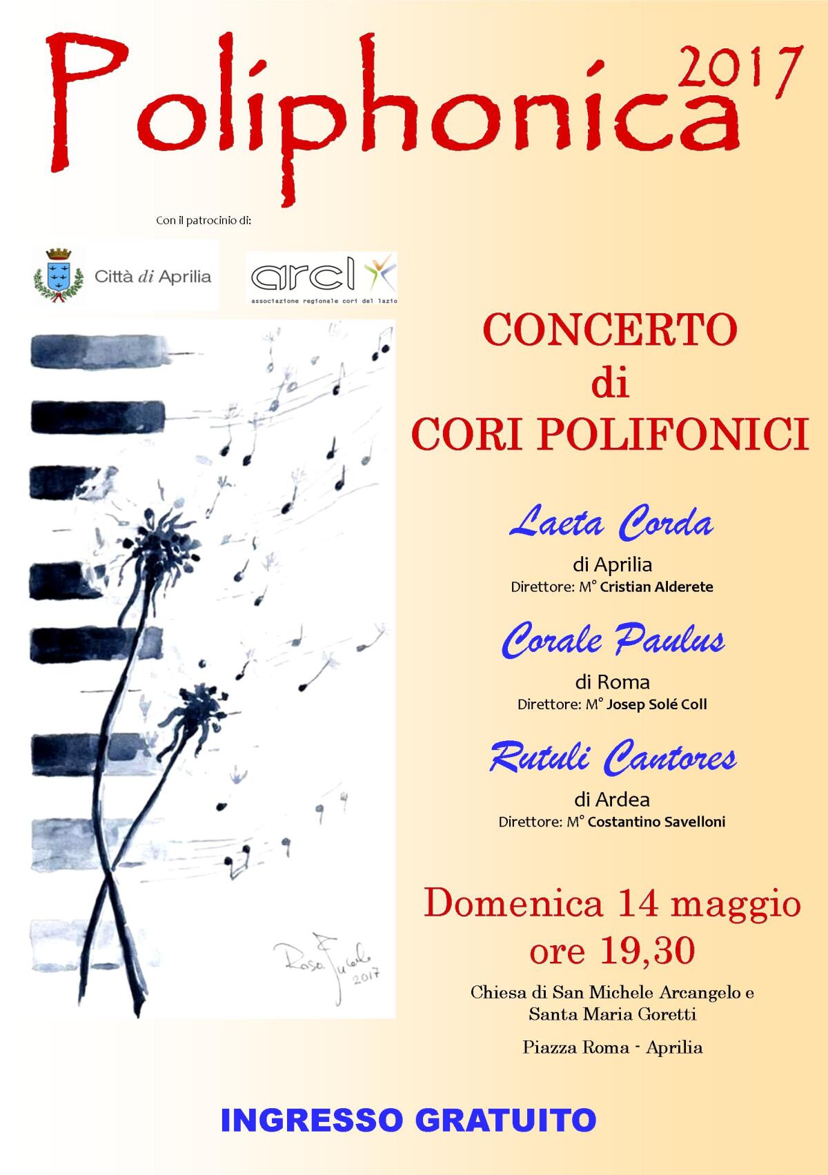 Poliphonica 2017, ad Aprilia la manifestazione dedicata ai cori - 