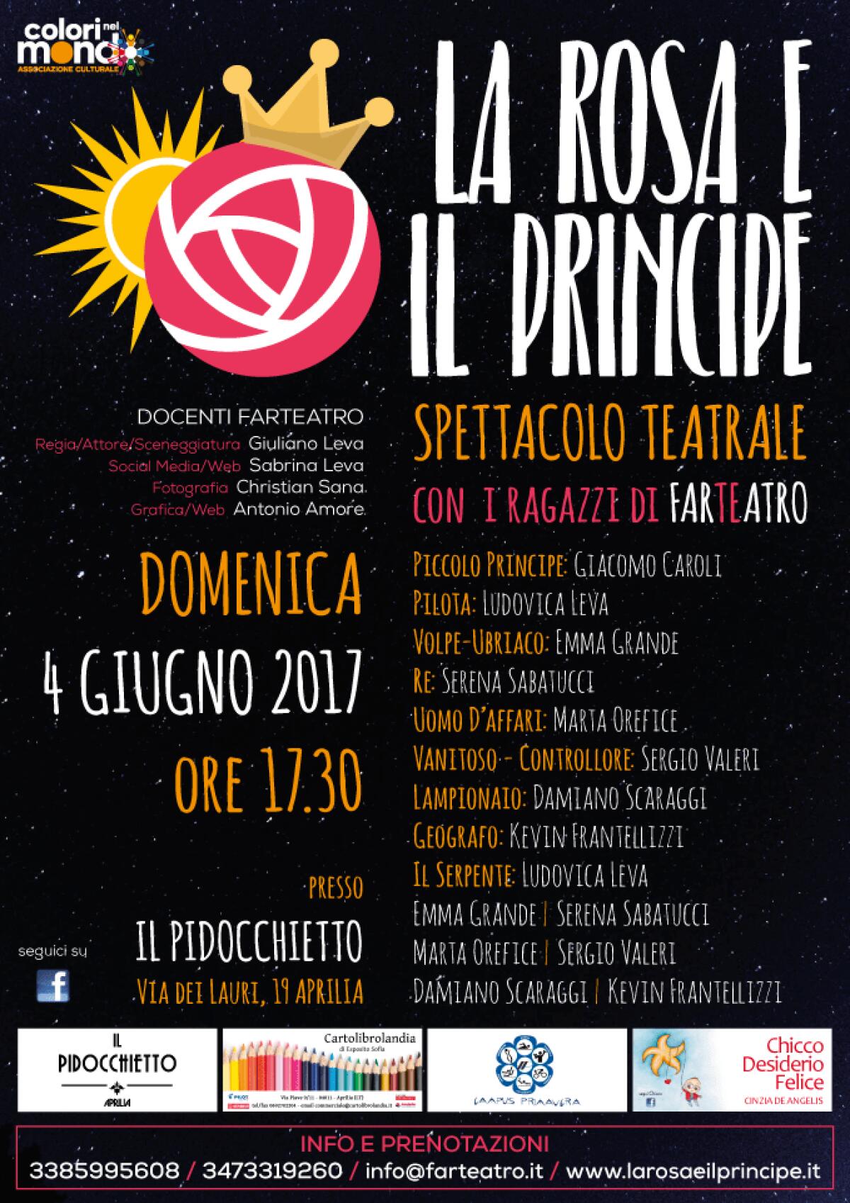 "La rosa e il Principe" in scena ad Aprilia con i ragazzi di "FarTeatro" - 