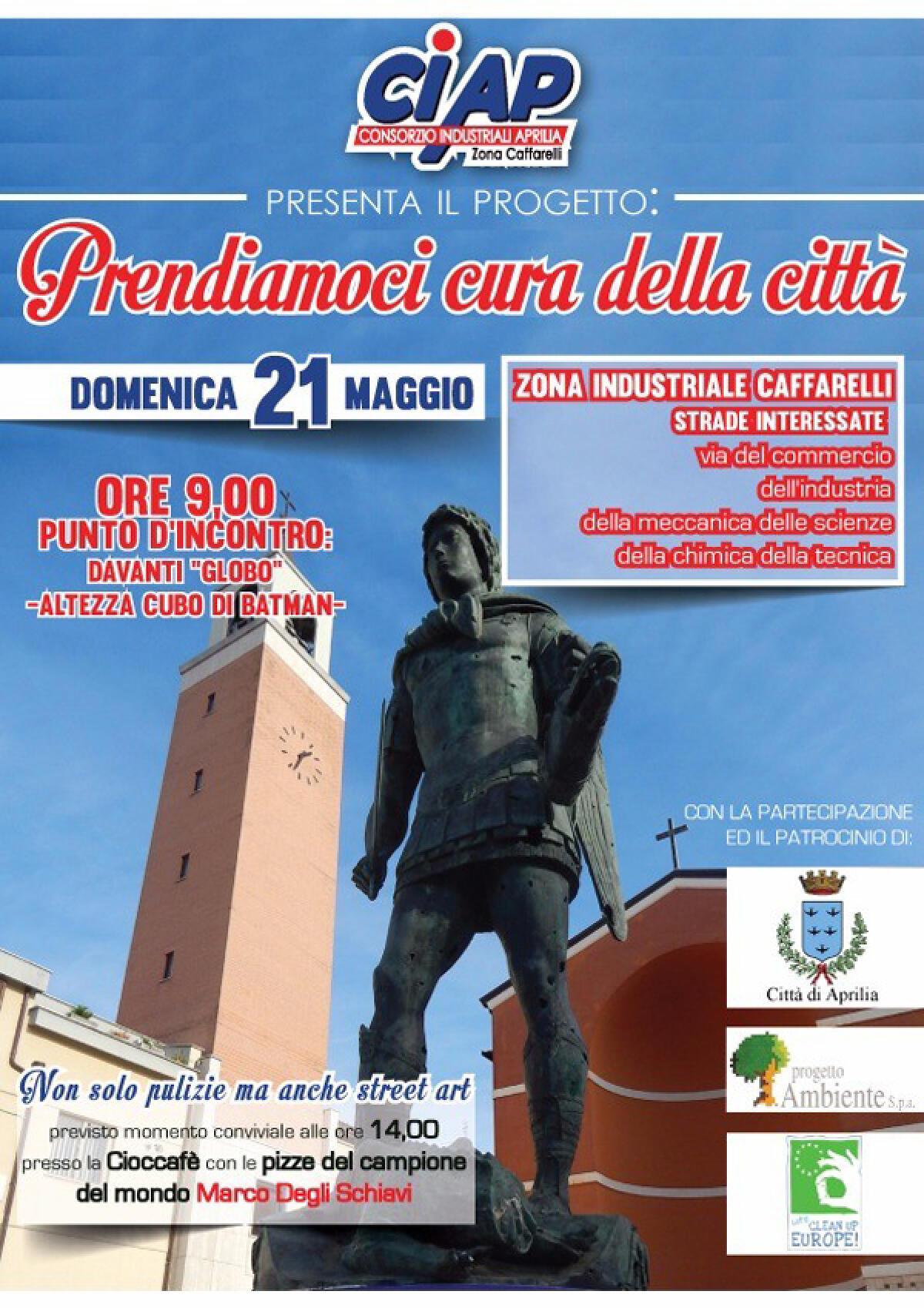 "Lets Clean Up Europe", arte e decoro urbano nella zona Industriale di Aprilia - 