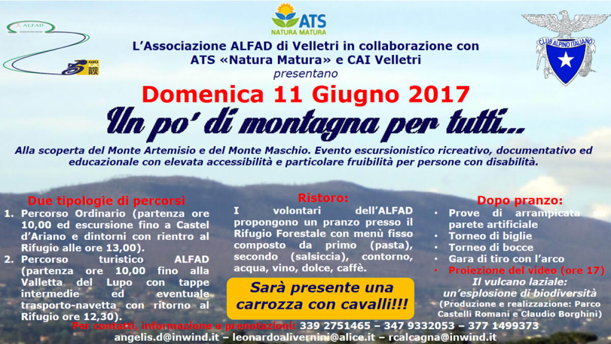 “Un po’ di montagna per tutti”, a Velletri un'escursione sul Monte Artemisio - 