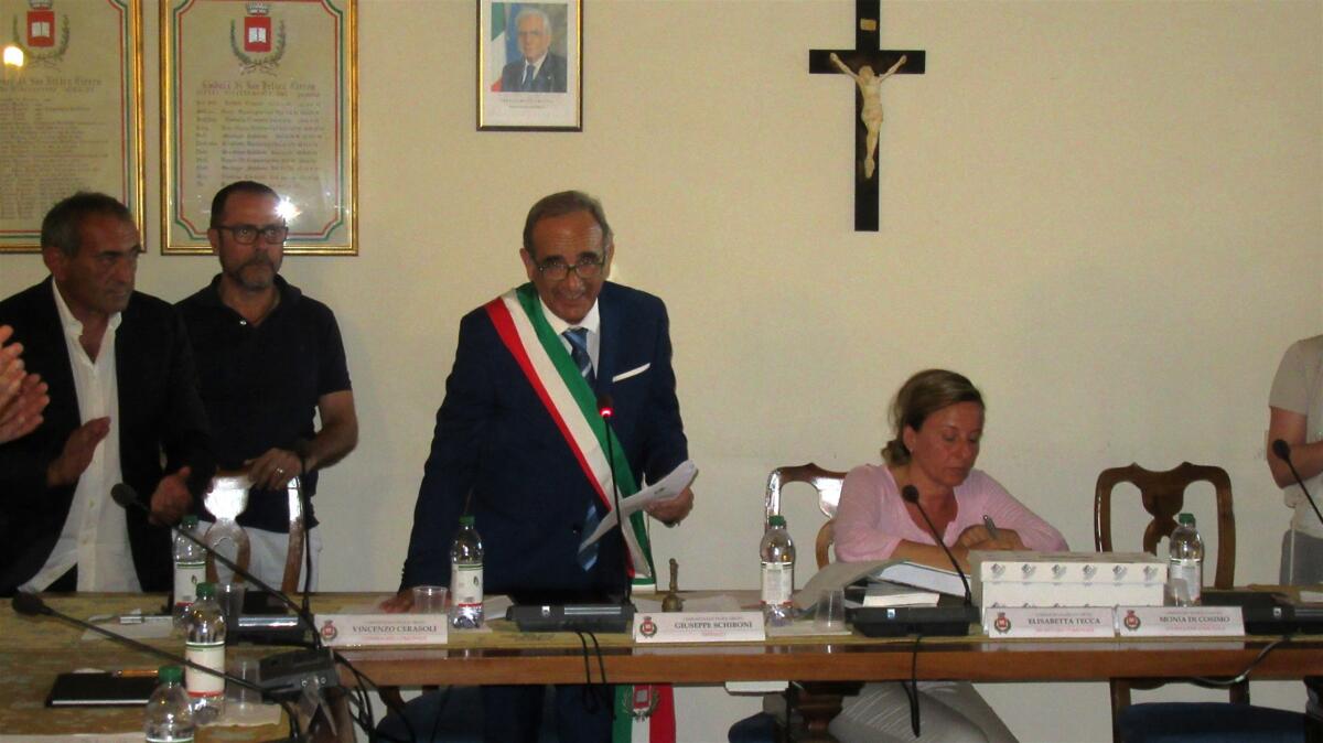 San Felice Circeo, il sindaco Schiboni ha giurato - 