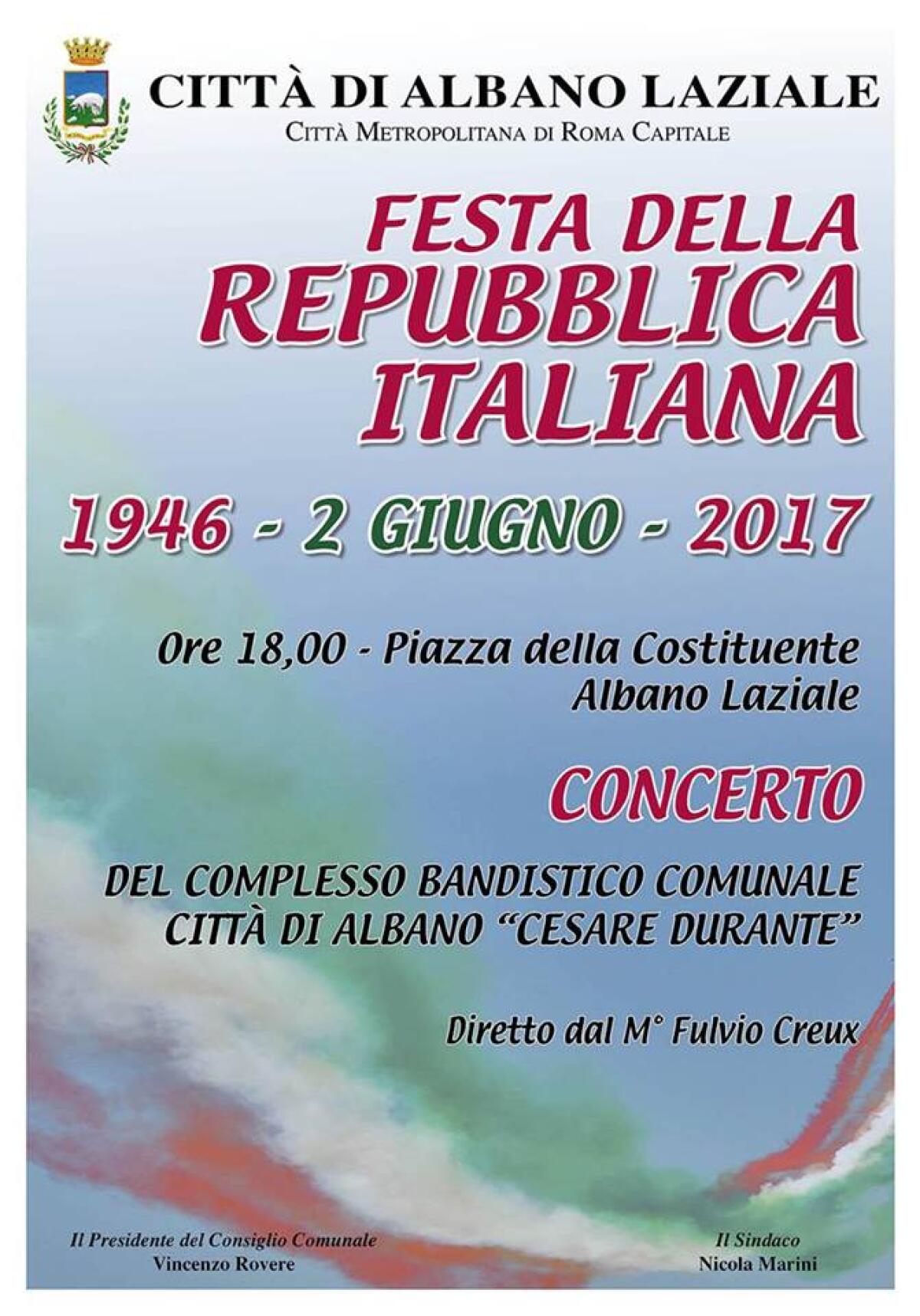 Albano celebra la Festa della Repubblica - 