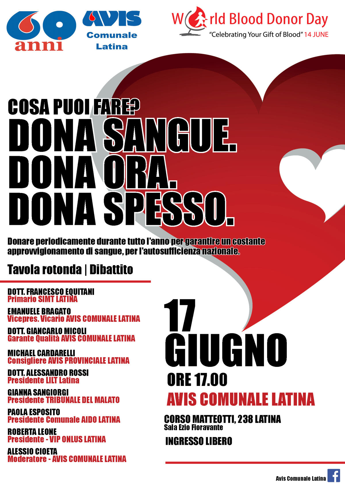 Il fine settimana è insieme all'Avis di Latina - 