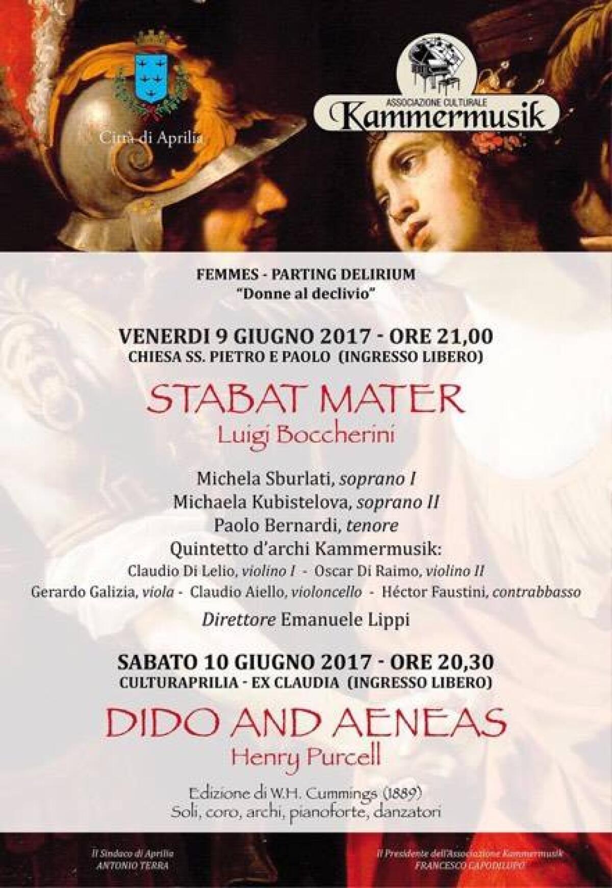 Aprilia, questa sera in scena lo "Stabat Mater" di Boccherini - 