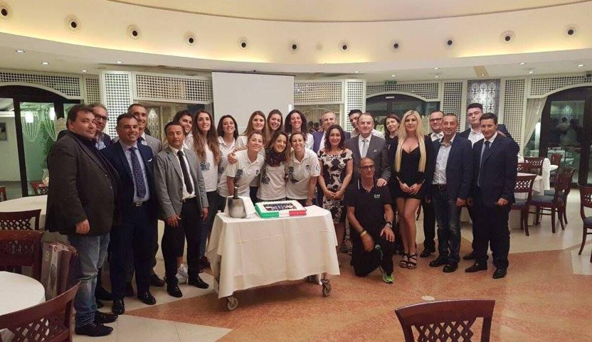 Serata celebrativa all'Oasi di Kufra per le ragazze della Giò Volley Aprilia - 