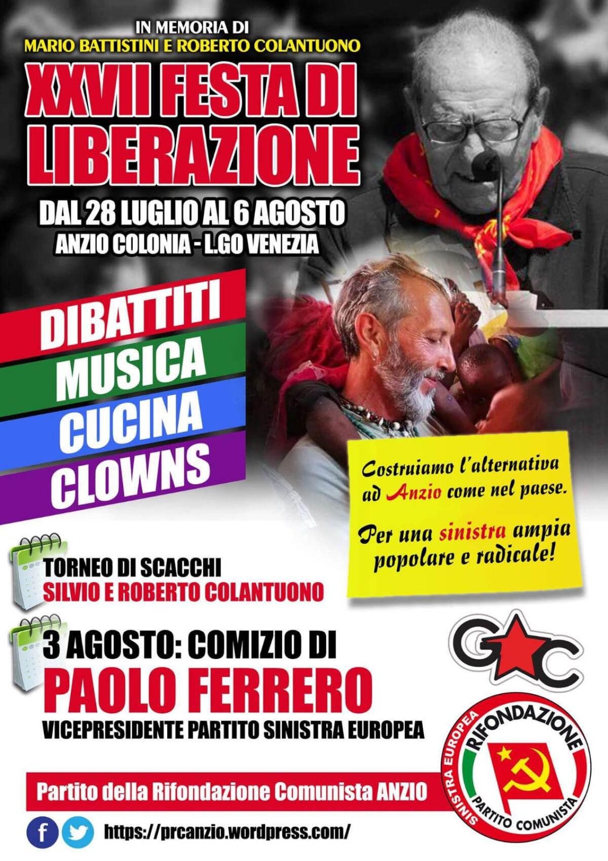 Festa di Liberazione ad Anzio Colonia - 