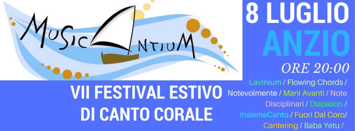 Anzio - Al via la settima edizione del festival di cori “Musicantium" - 