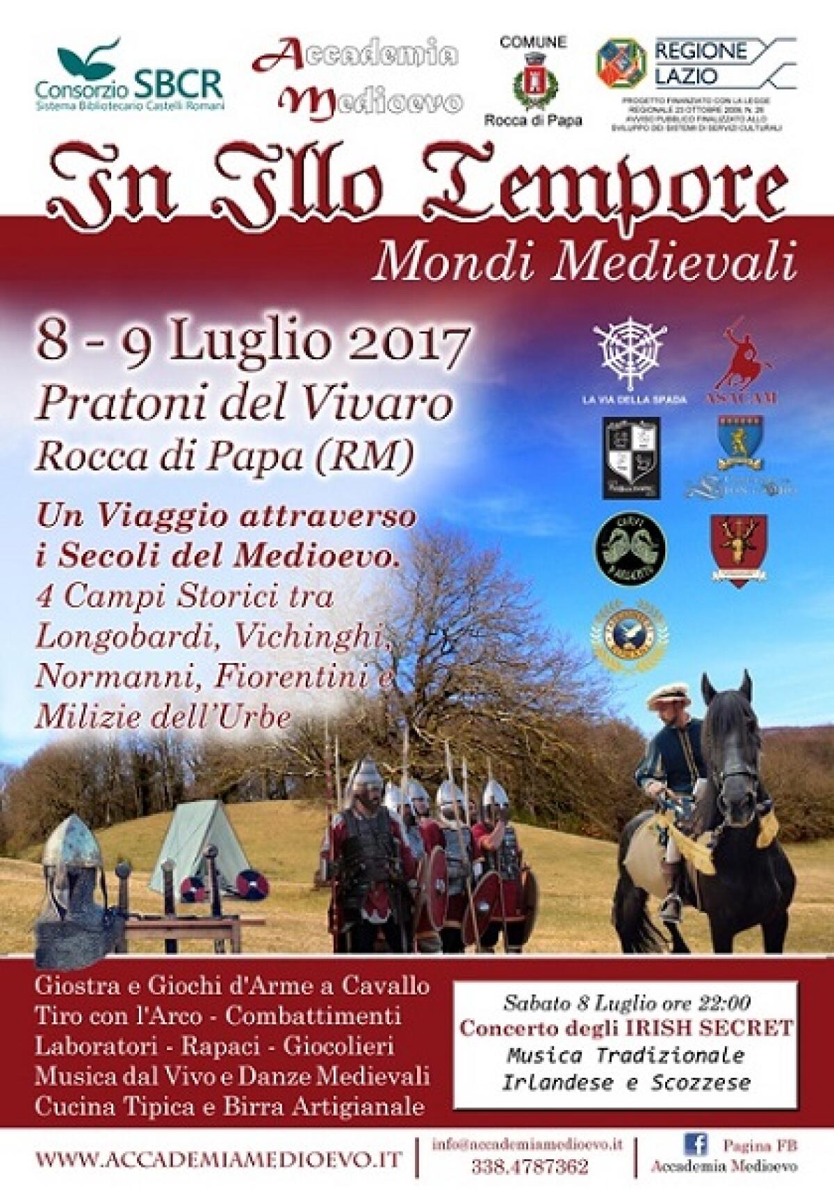 Ai Castelli Romani l'iniziativa "In Illo Tempore - Mondi Medievali" - 