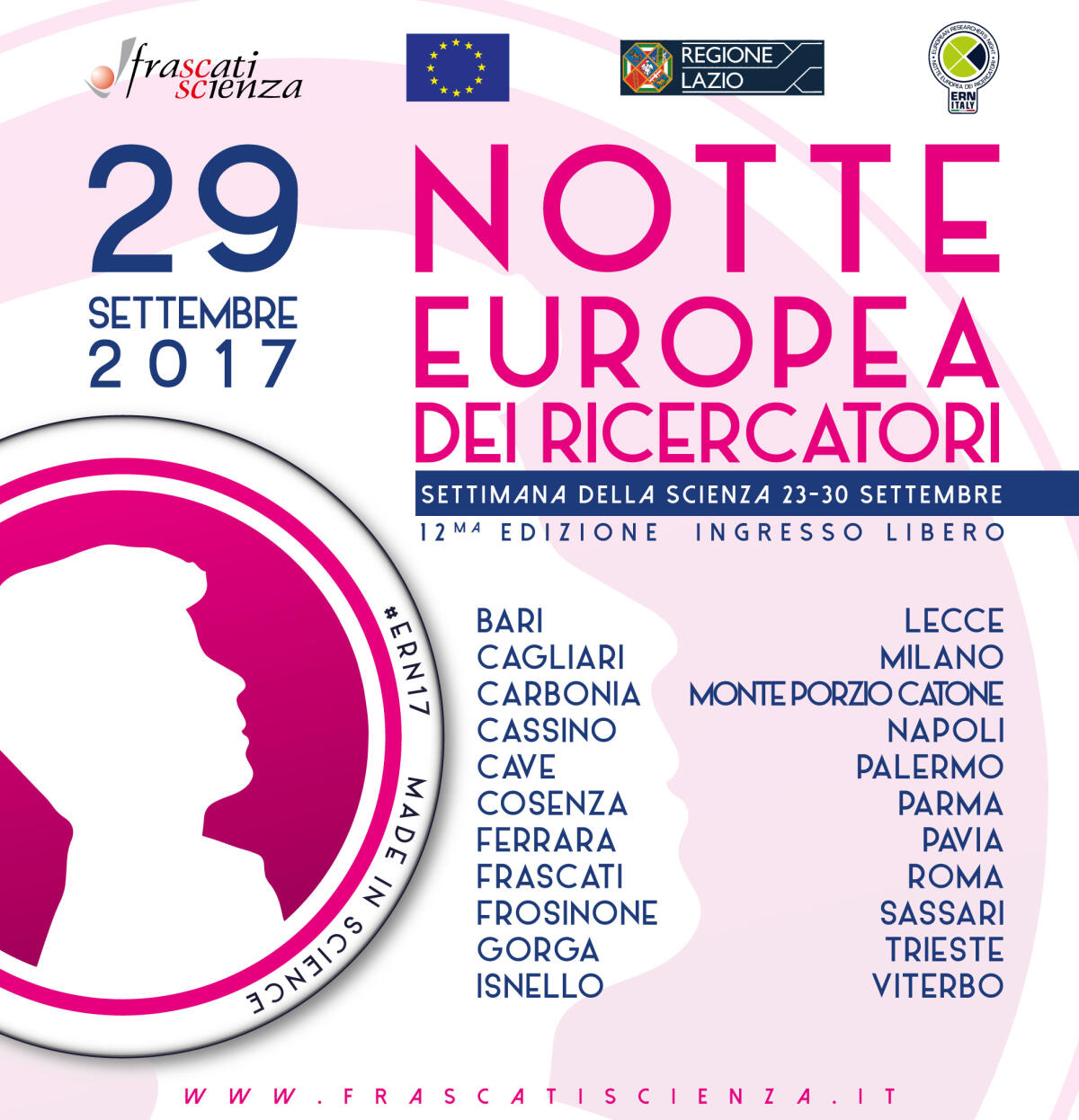 Notte Europea dei Ricercatori, a settembre tanti eventi a Frascati - 