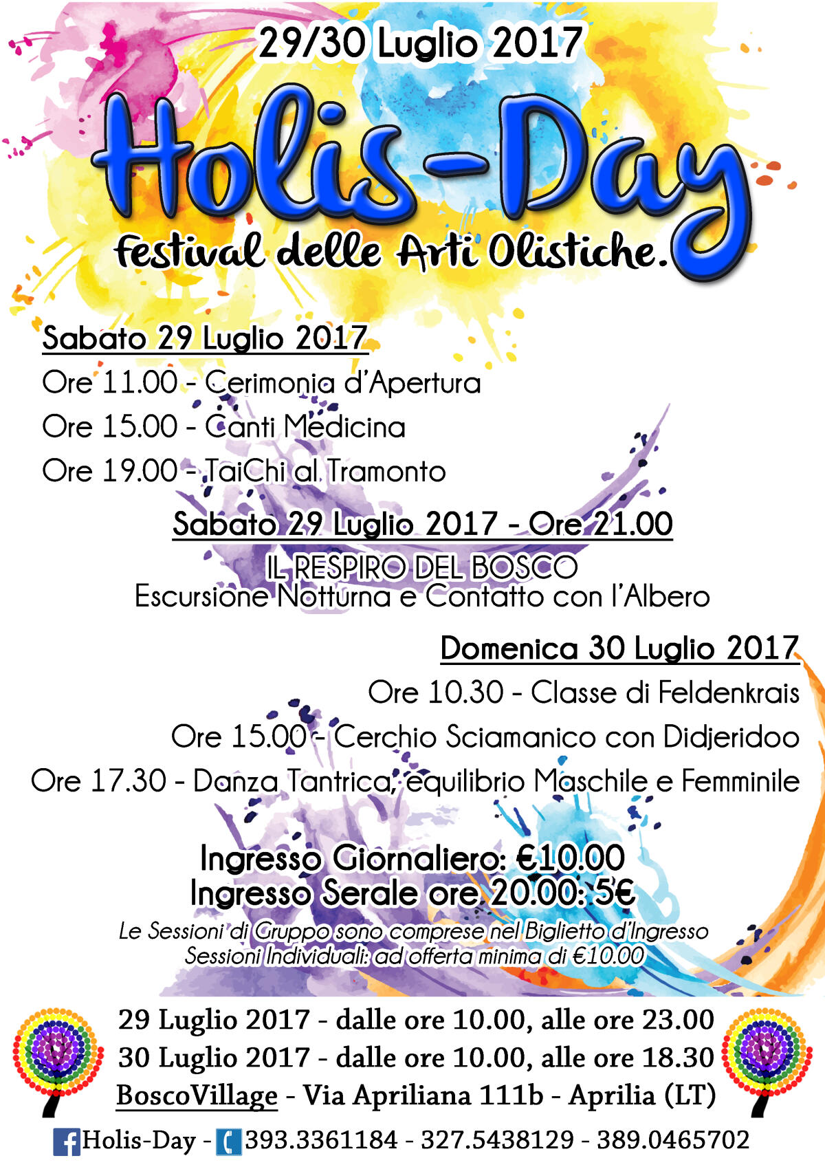 Holis-Day: Festival delle Arti Olistiche, l'evento ad Aprilia - 