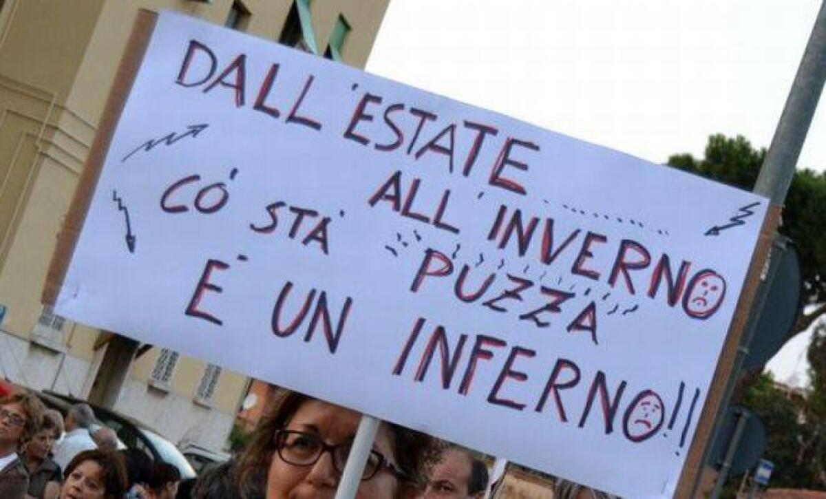 Odori nauseabondi in prossimità della ex Kyklos di Aprilia: la protesta del comitato "No Miasmi". - 