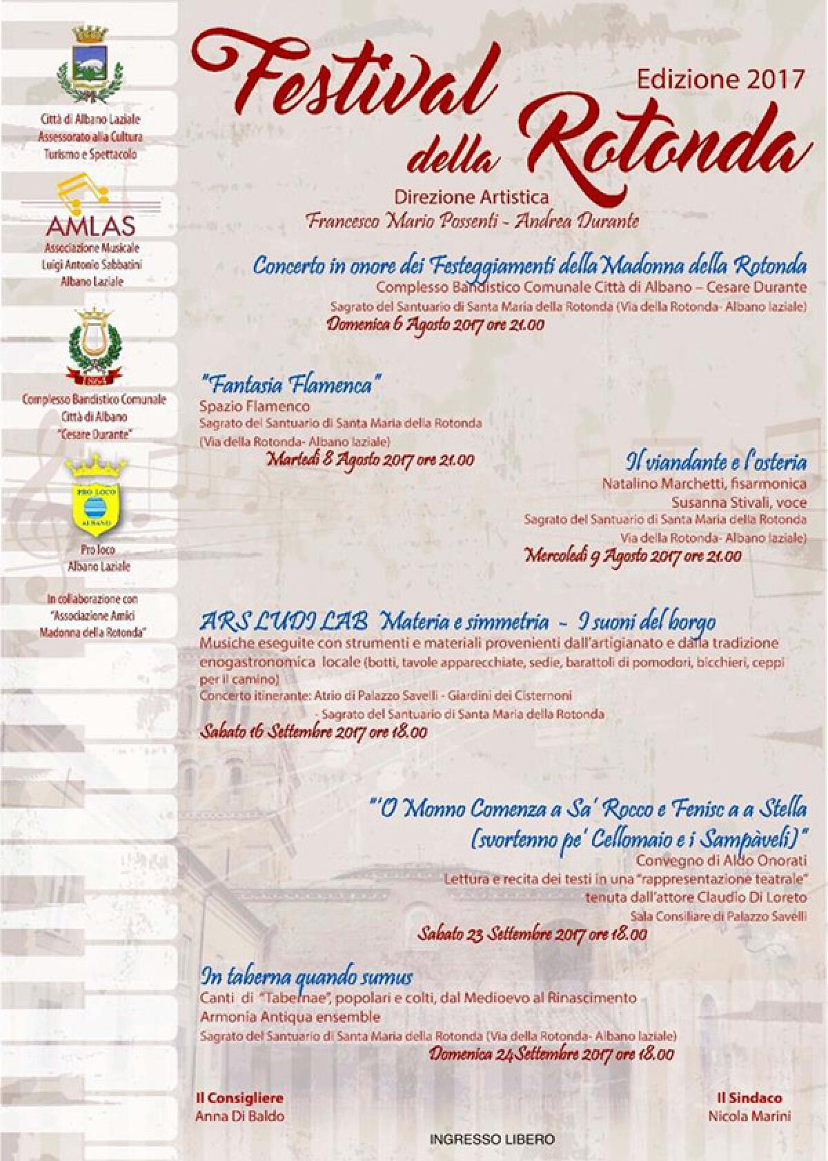 Prosegue ad Albano il “Festival della Rotonda” - 