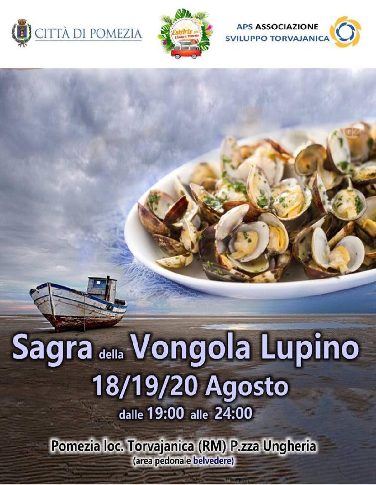 “Sagra della Vongola Lupino” questo fine settimana a Torvaianica. - 