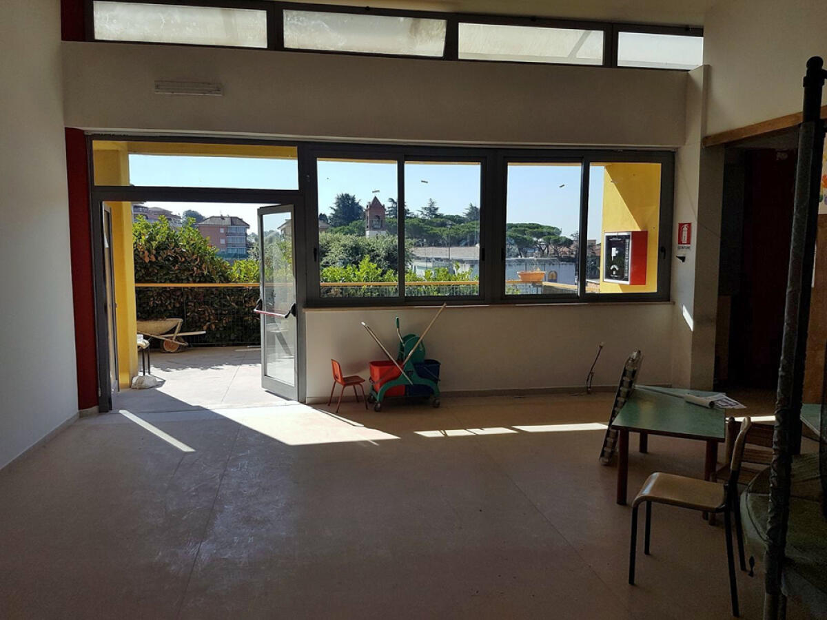 ALBANO - Ultimati i lavori alla scuola materna di via Portogallo. - 