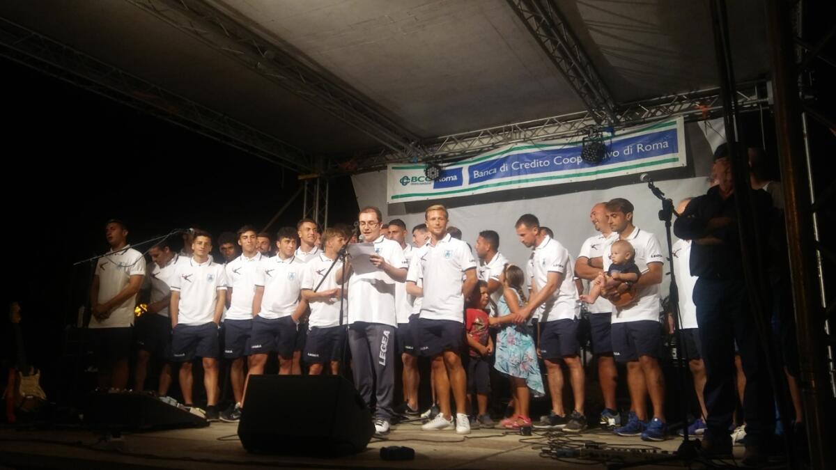Al Parco Friuli la presentazione ufficiale della prima squadra della F.C. Aprilia. - 