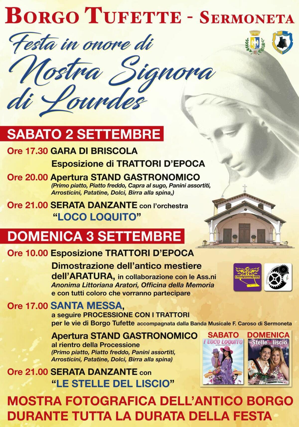 La borgata Tufette di Sermoneta in festa per Nostra Signora di Lourdes. - 