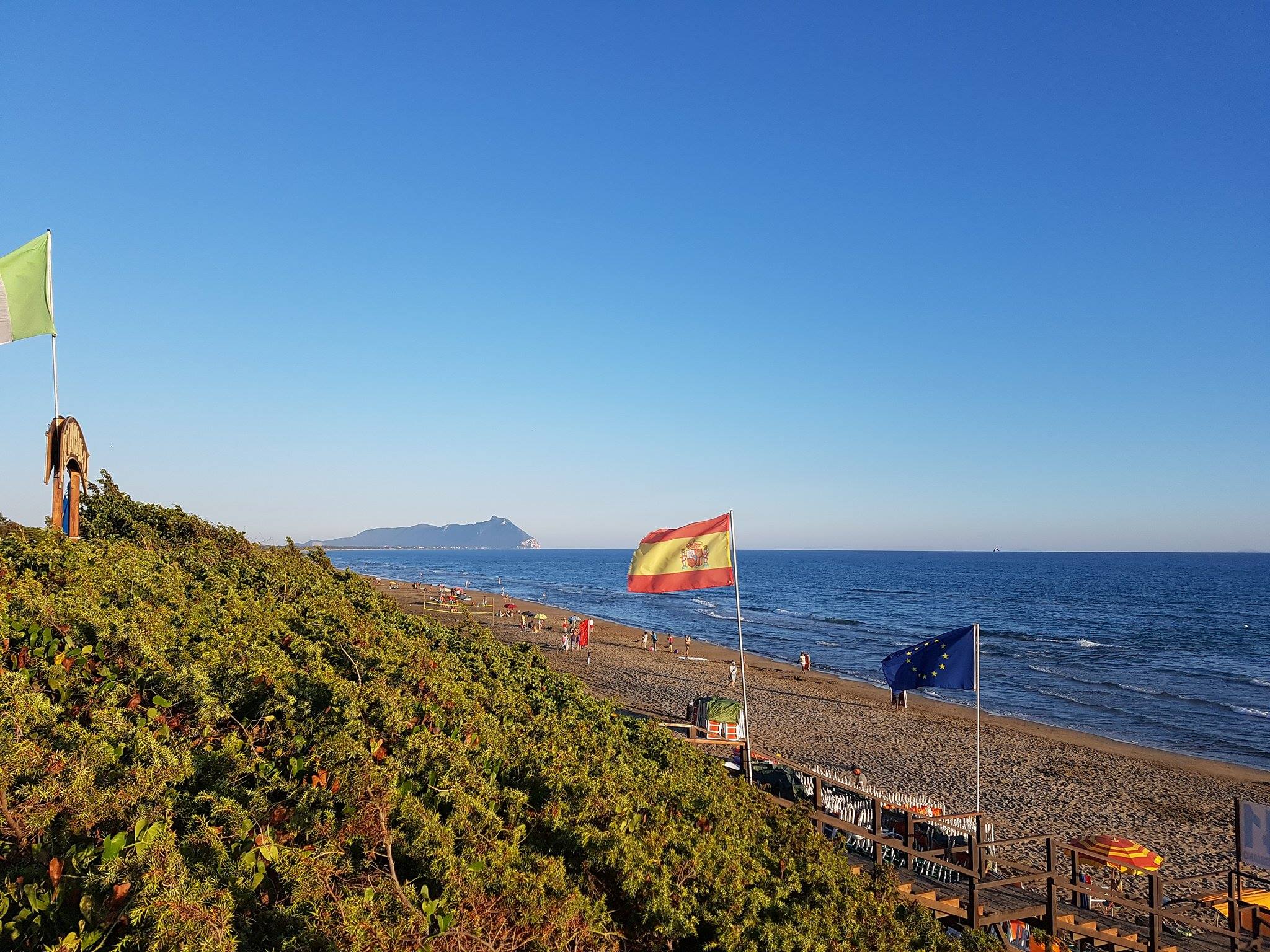 la spiaggia di Sabaudia