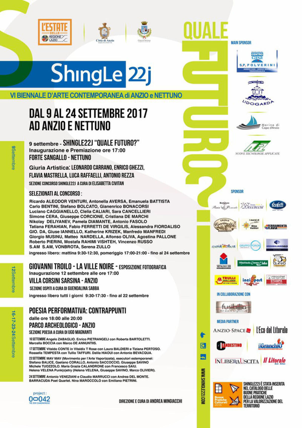 NETTUNO - Si chiude questa domenica la Biennale d'Arte Contemporanea “Shingle22j". - 