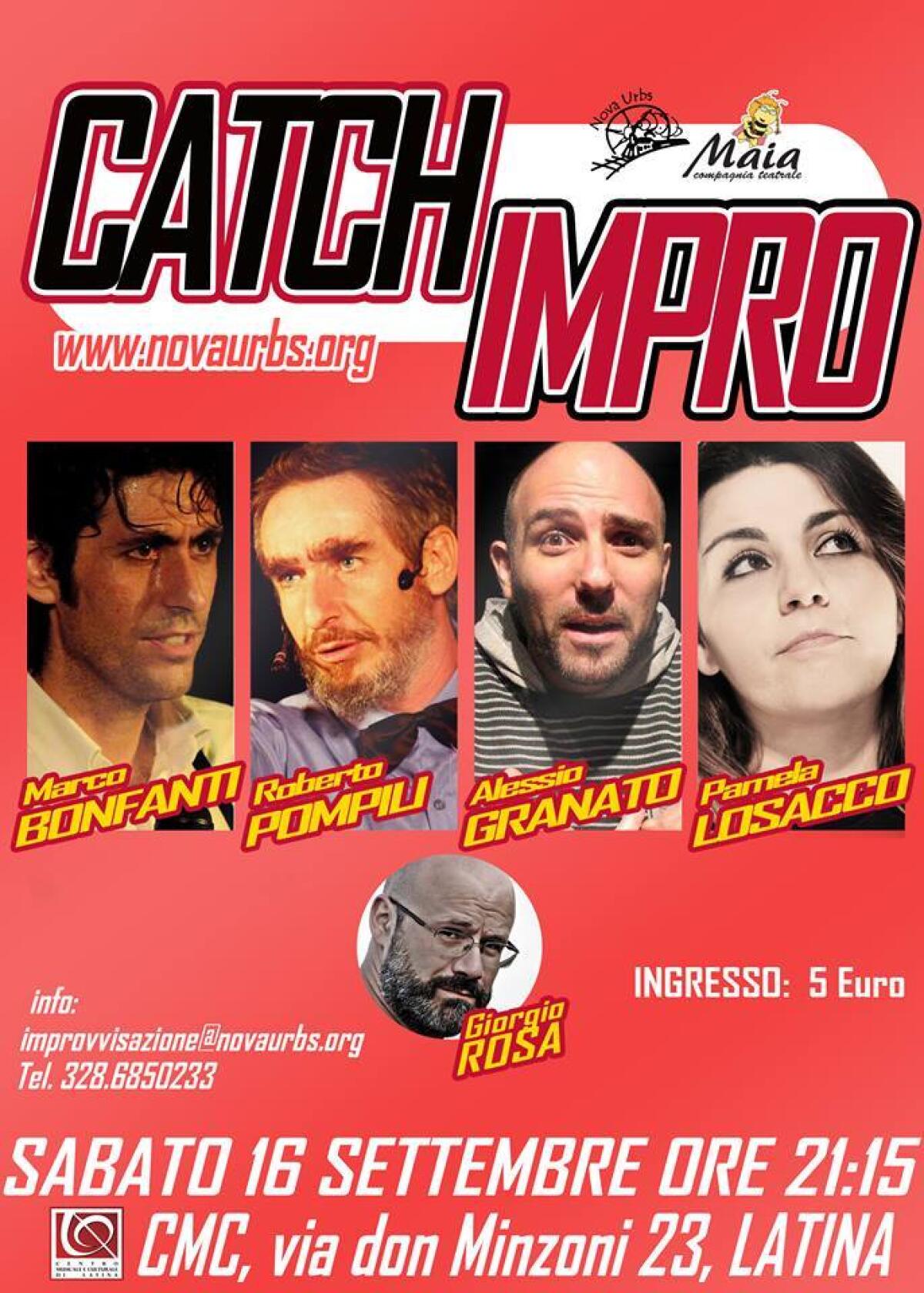 Riprende a Latina la stagione di improvvisazione teatrale con la compagnia “Maia”. - 