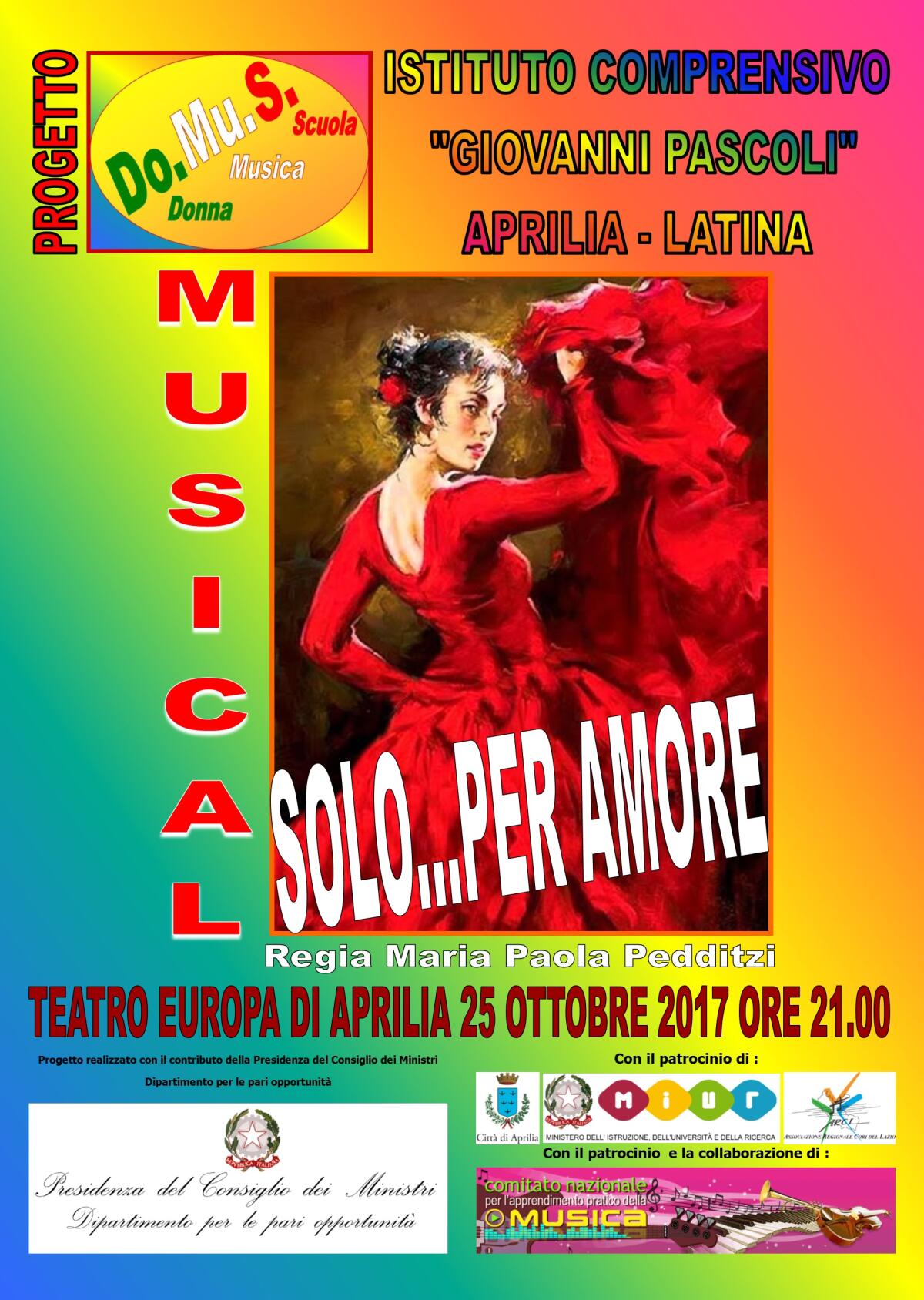 Ad Aprilia in scena "Solo per amore", spettacolo contro la violenza sulle donne - 