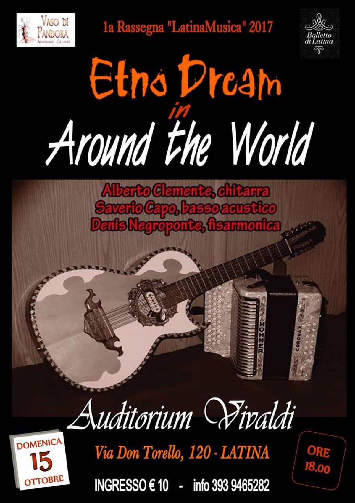 LATINA - Il concerto “Around the World” degli Etno Dream apre la rassegna "LatinaMusica". - 