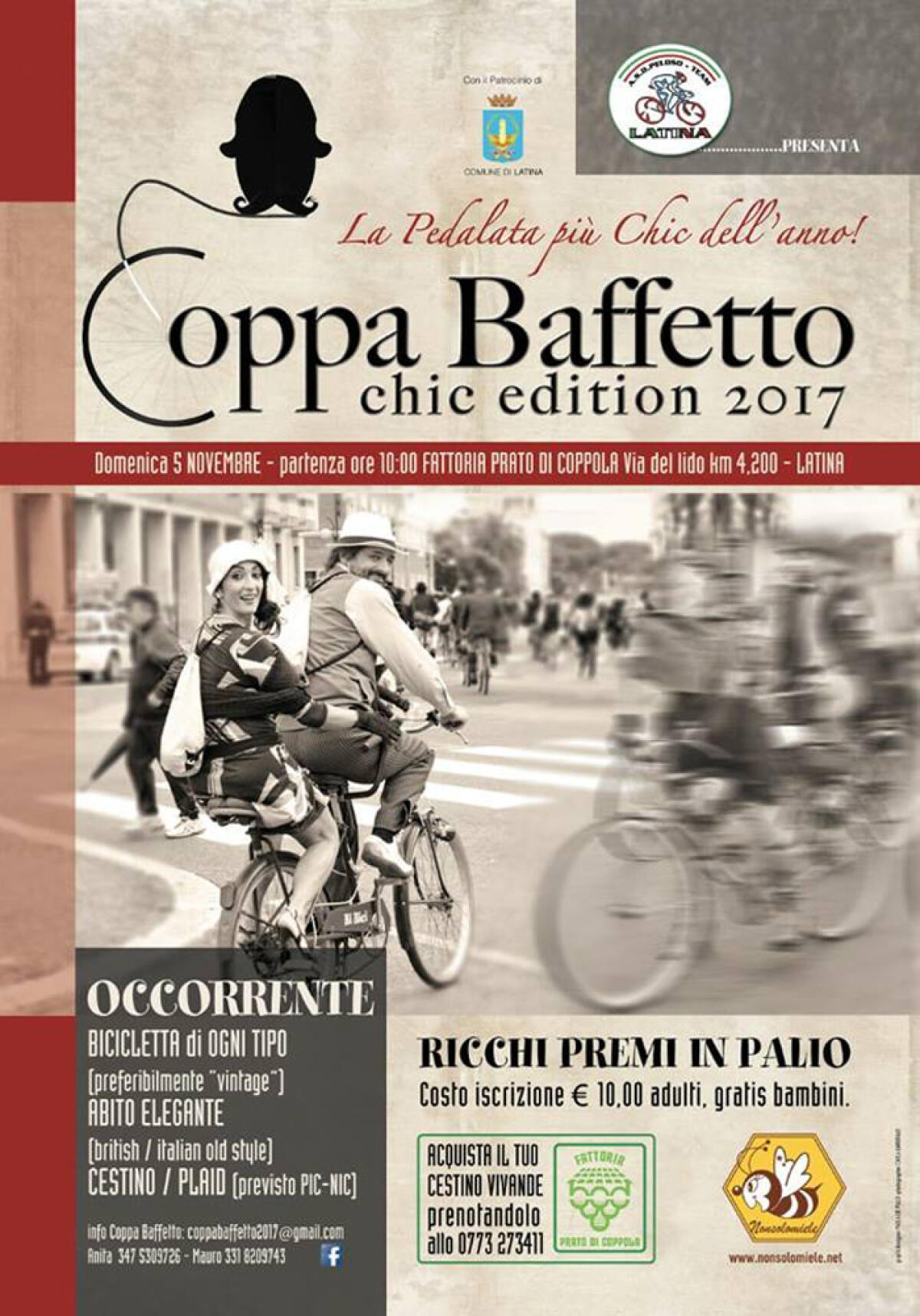 Torna a Latina la Coppa Baffetto, appuntamento domenica 5 novembre - 