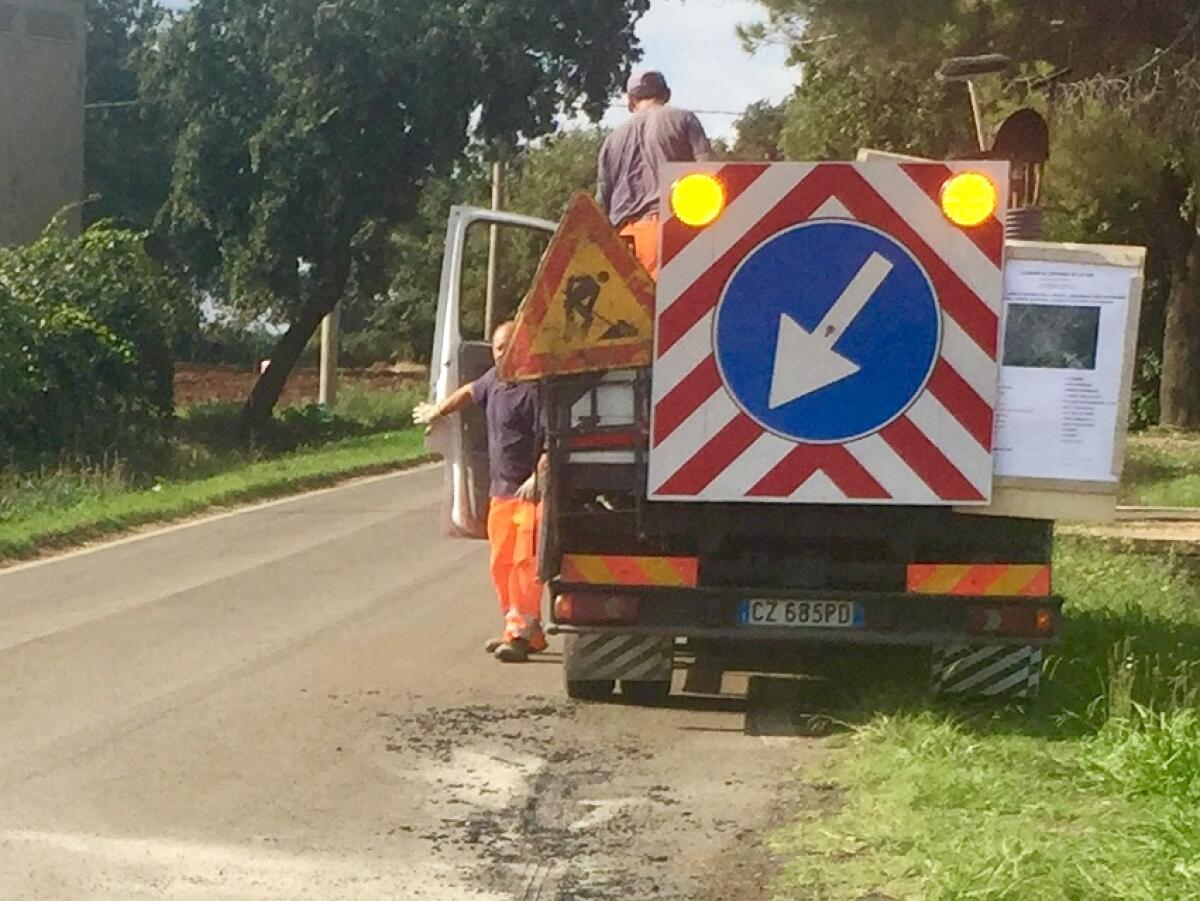 Partiti a Cisterna i primi interventi di manutenzione delle strade - 