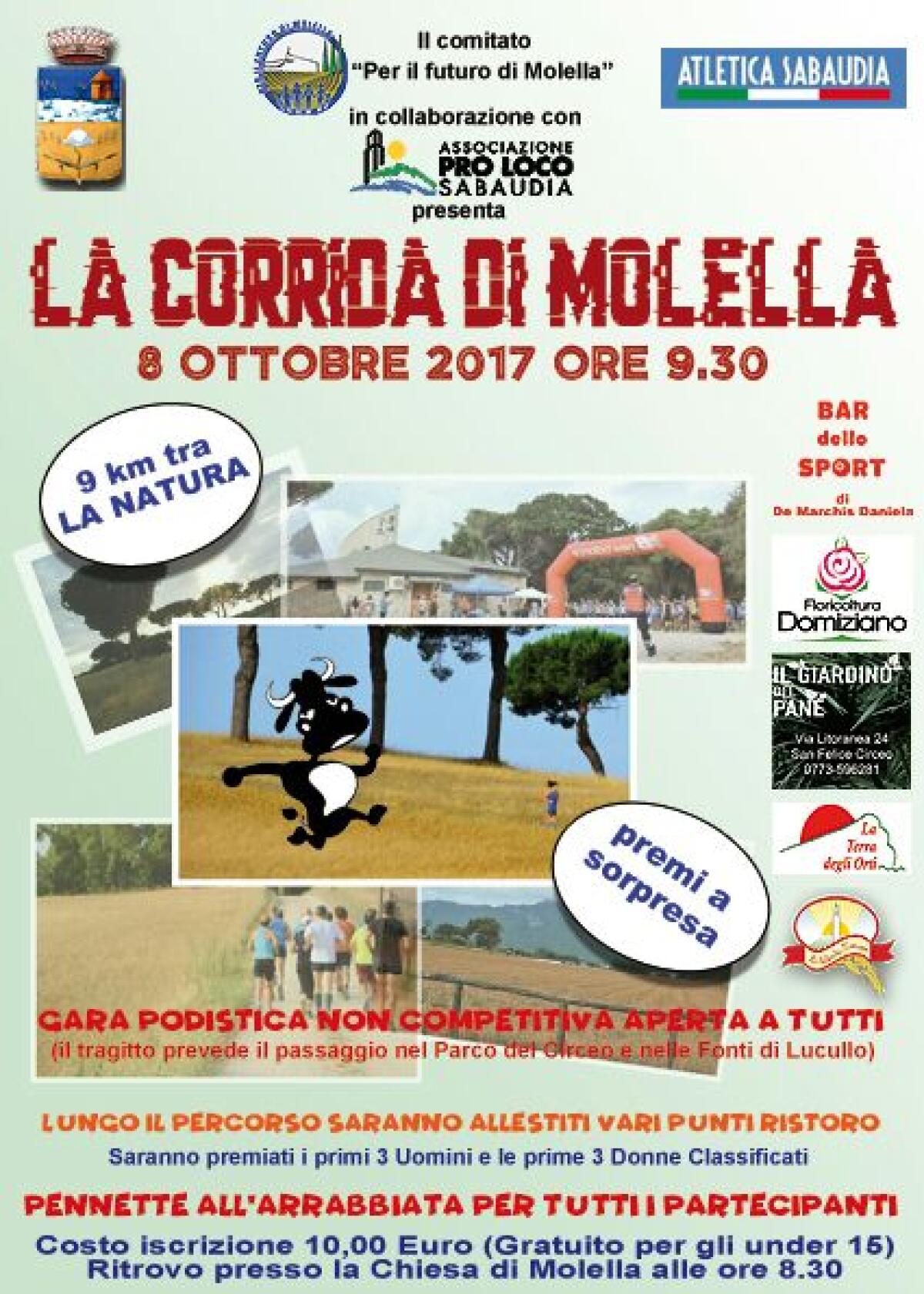 Una domenica tra la natura: torna a Sabaudia la podistica “Corrida di Molella". - 