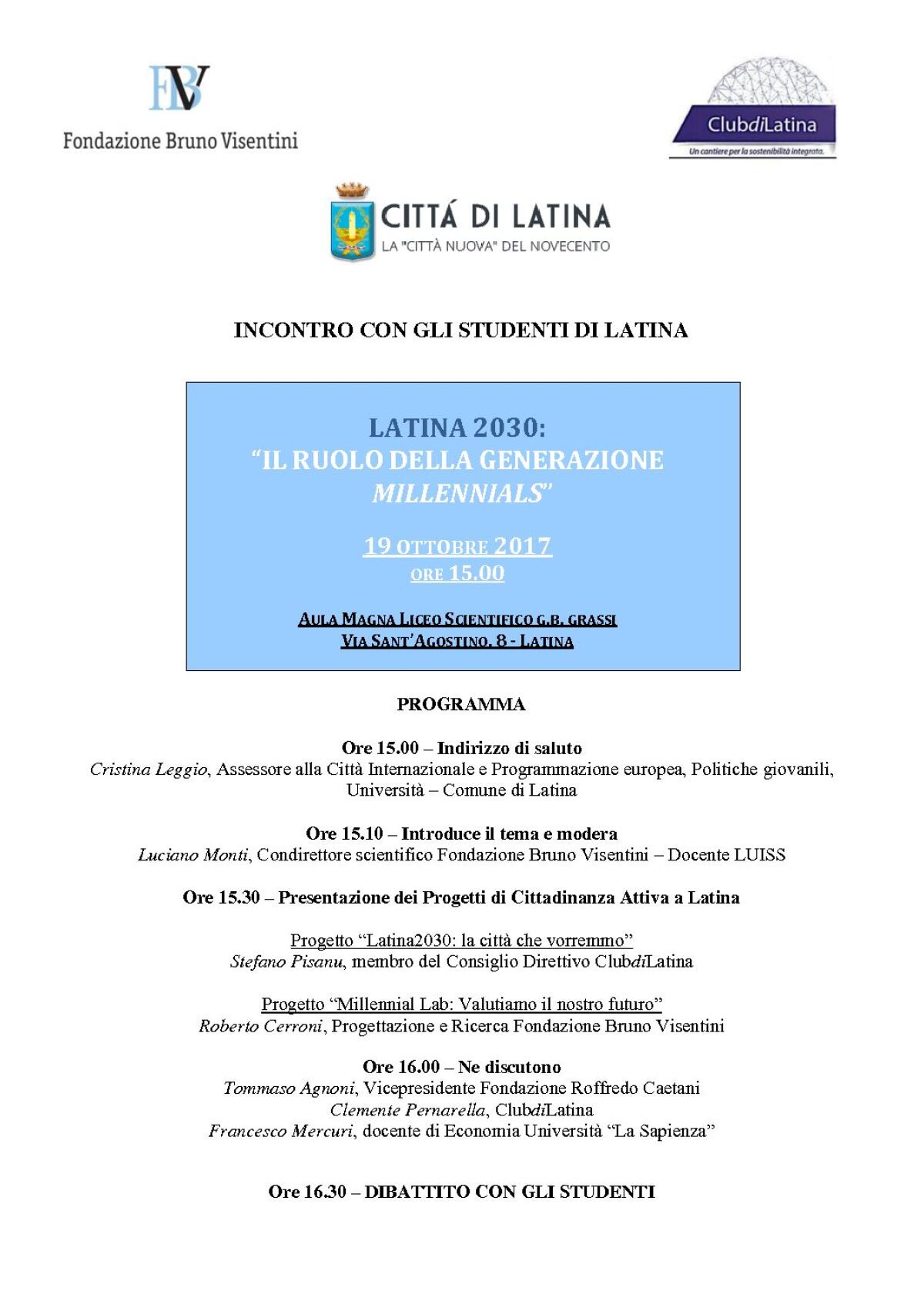 Latina - Divario generazionale, al via un progetto di ricerca per le scuole - 