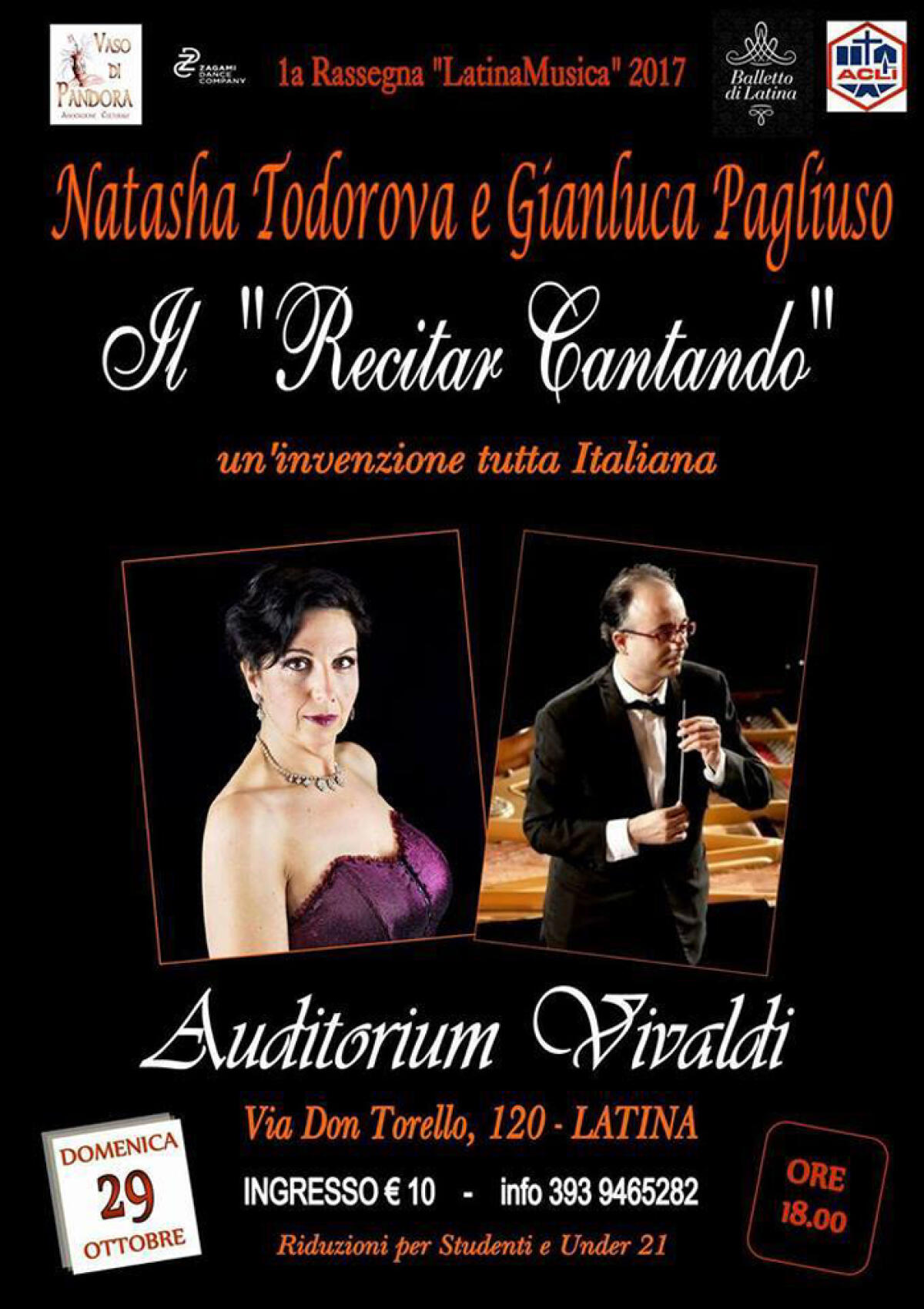 "Il Recitar Cantando (un'invenzione tutta italiana)", lo spettacolo in scena a Latina - 