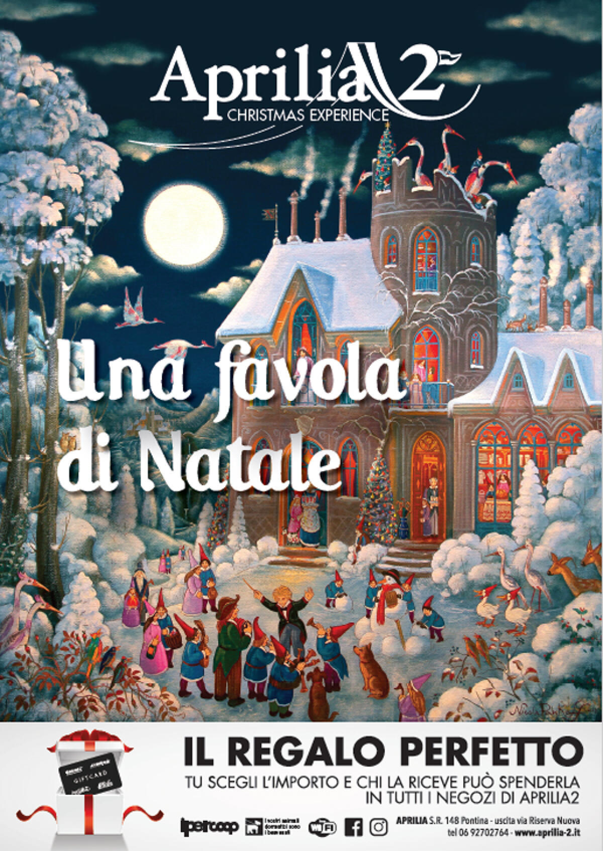 “Una favola di Natale” al centro commerciale “Aprilia 2” sulla Pontina. - 