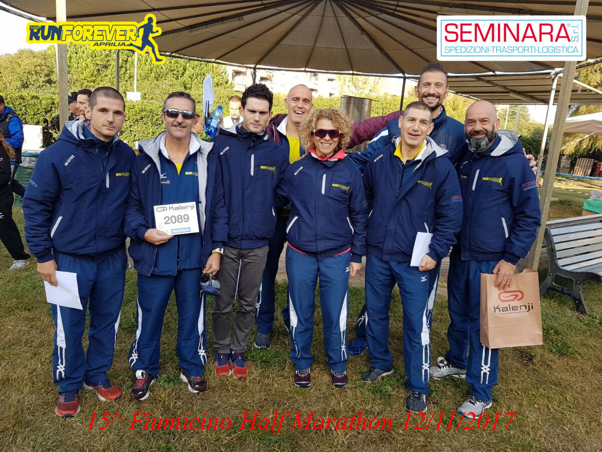 Gli atleti della “Runforever Aprilia” alla Maratonina di Fiumicino e alla Mezza Maratona di Verona. - 