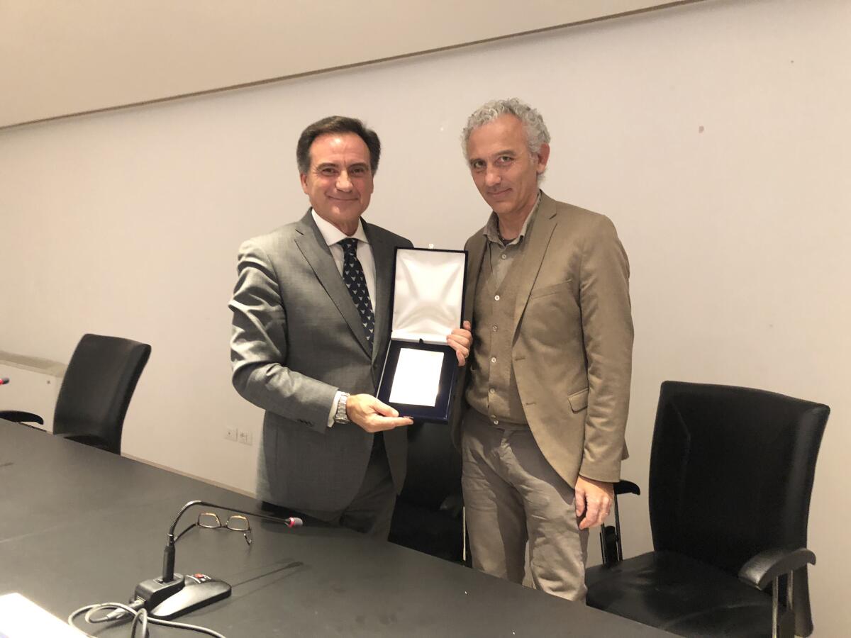 Latina - Scambio di saluti al Palazzo civico tra il Sindaco Coletta e il Prefetto Faloni - 