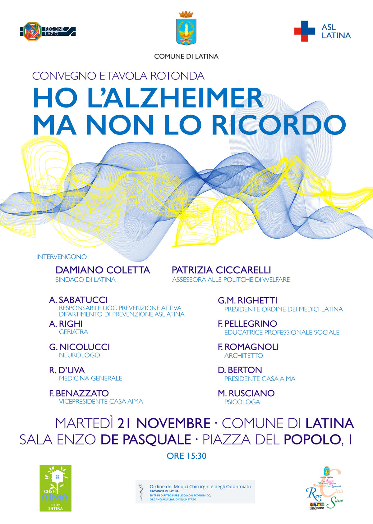 Alzheimer, quale assistenza sul territorio? L'incontro a Latina - 