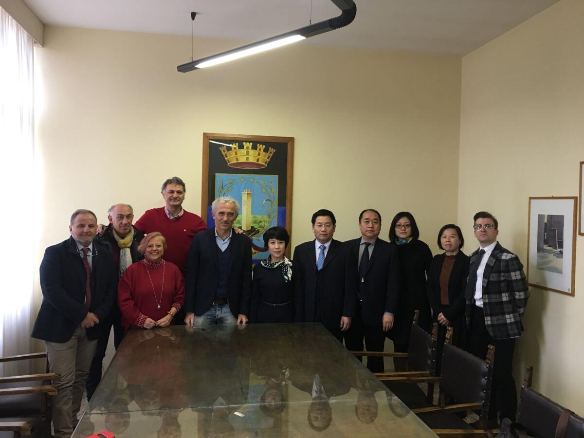 Delegazione cinese in visita a Latina - 
