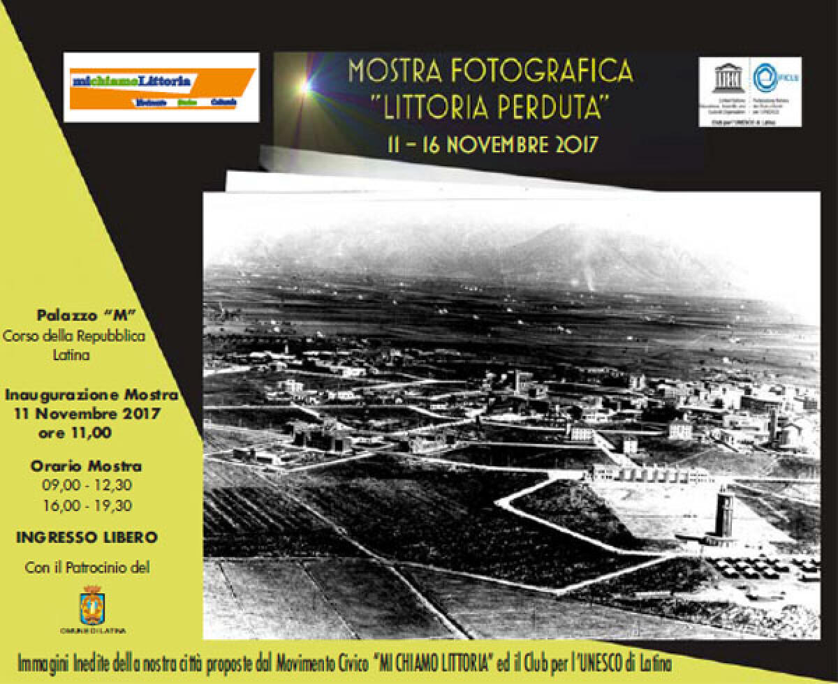 La mostra Littoria Perduta si sposta al Museo della Terra Pontina - 