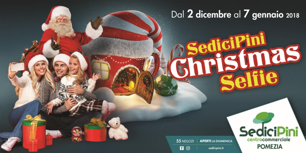 Lunga serie di eventi per Natale al centro commerciale "Sedici Pini" di Pomezia. - 