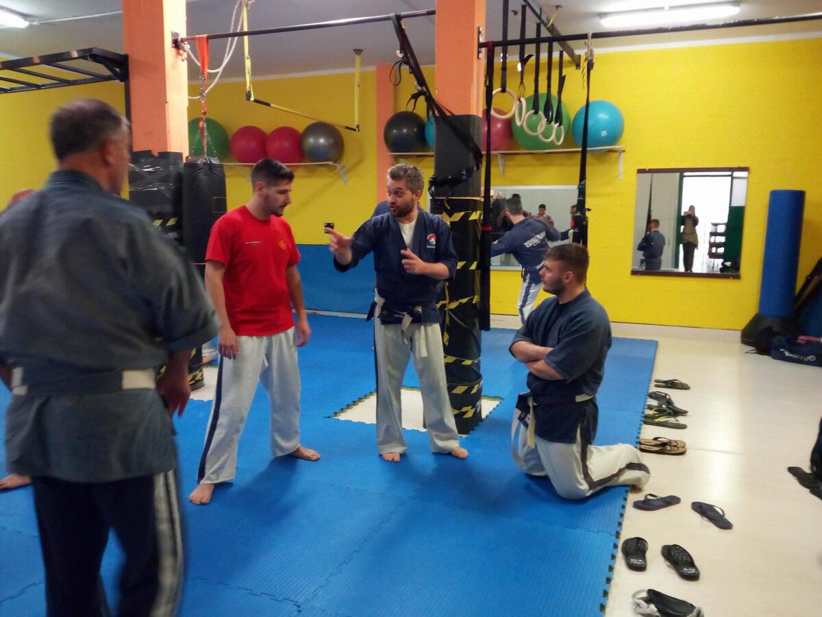 La Kiwameru Asd di Aprilia nel gruppo di formazione della scuola tecnica Yoseikan Budo Lazio - 