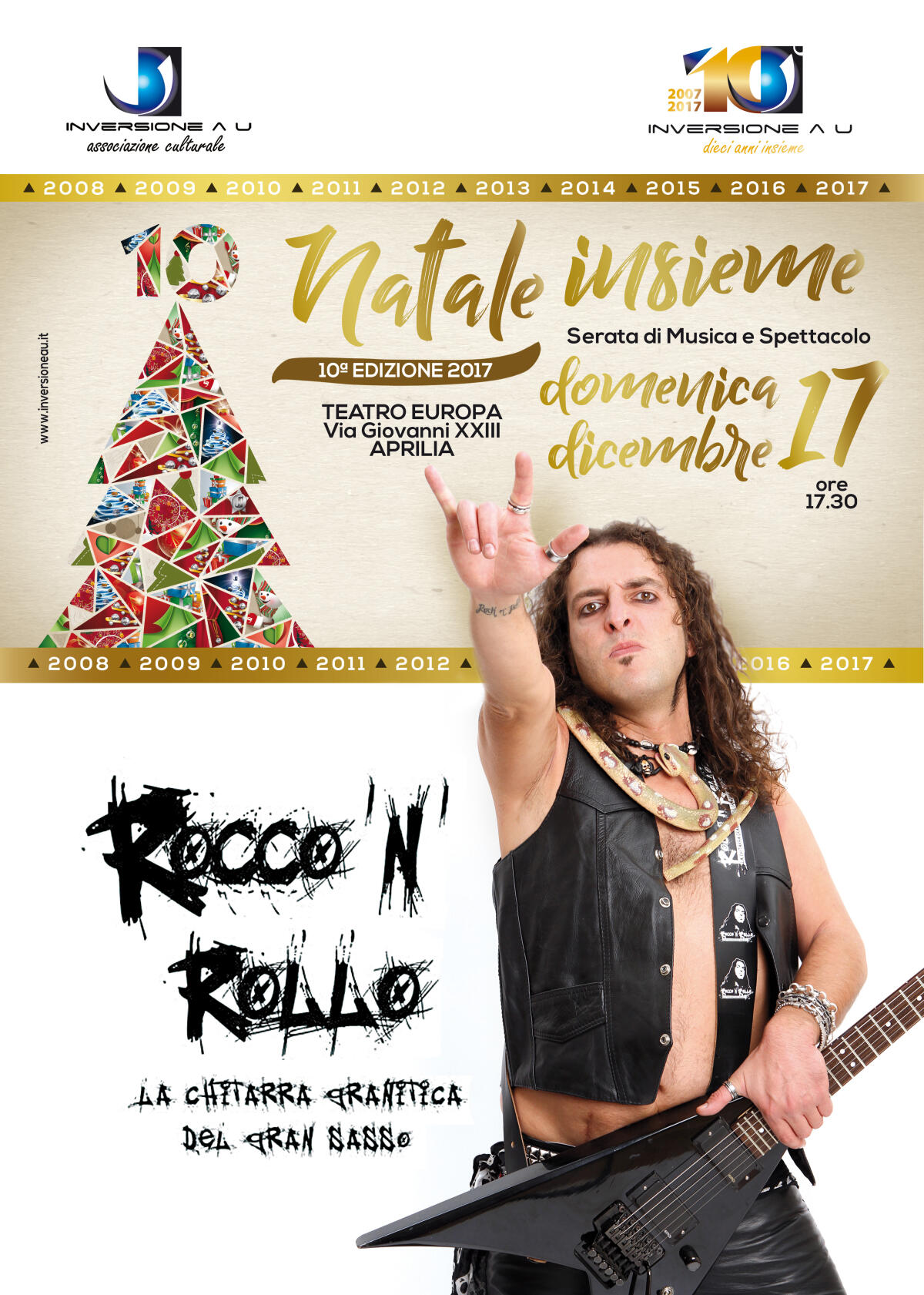 Aprilia - "Natale Insieme" con Inversione a U e Rocco 'N' Rollo - 