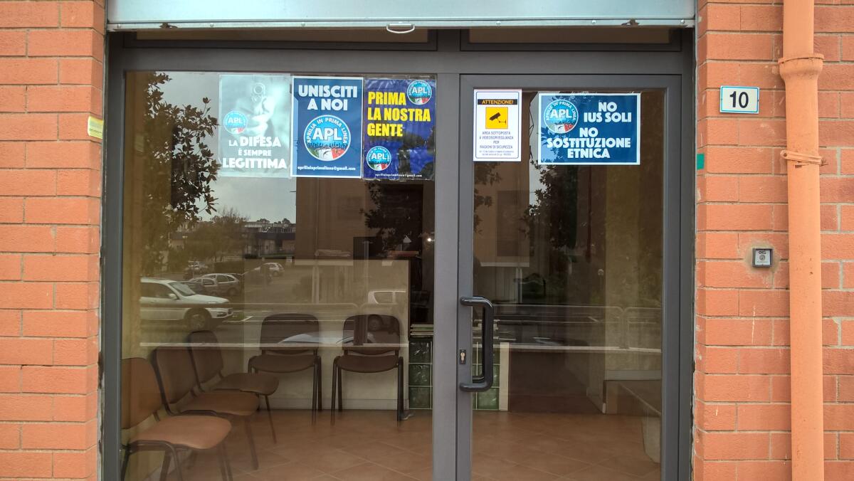 “Aprilia in Prima Linea” inaugura la propria sede di via Aldo Moro. - 