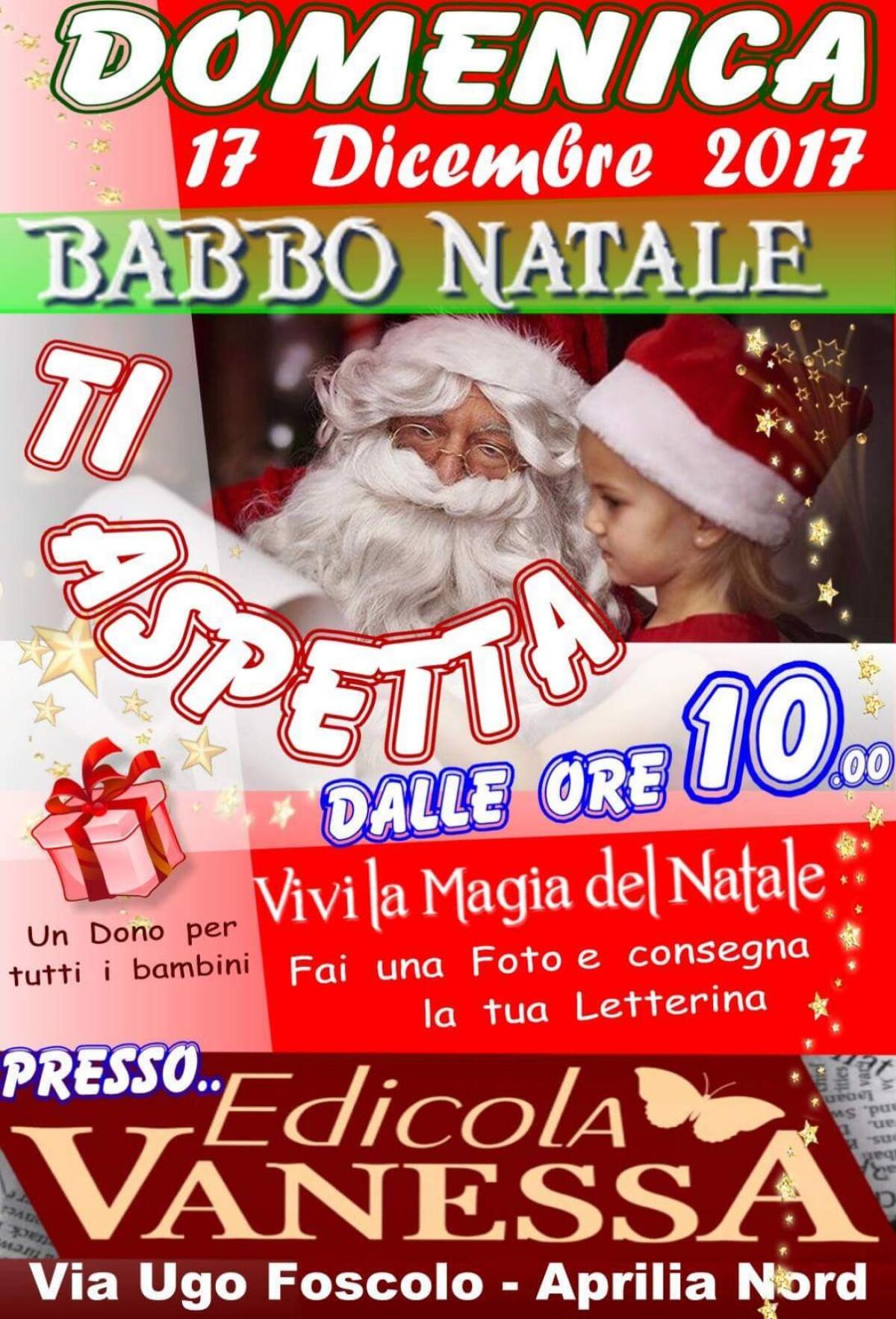 Babbo Natale al quartiere Aprilia Nord per incontrare i bimbi - 