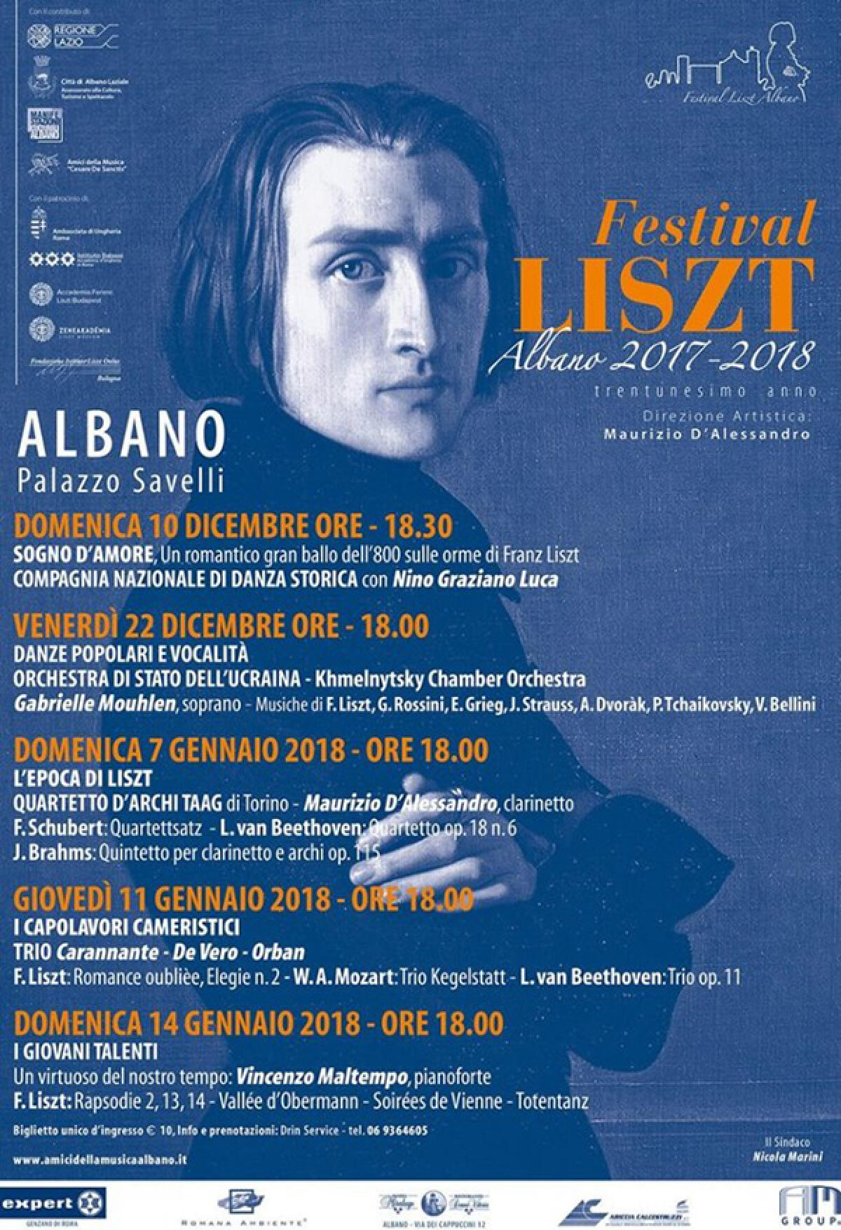 ALBANO - Festival Liszt: oggi a Palazzo Savelli l’Orchestra di Stato dell’Ucraina. - 
