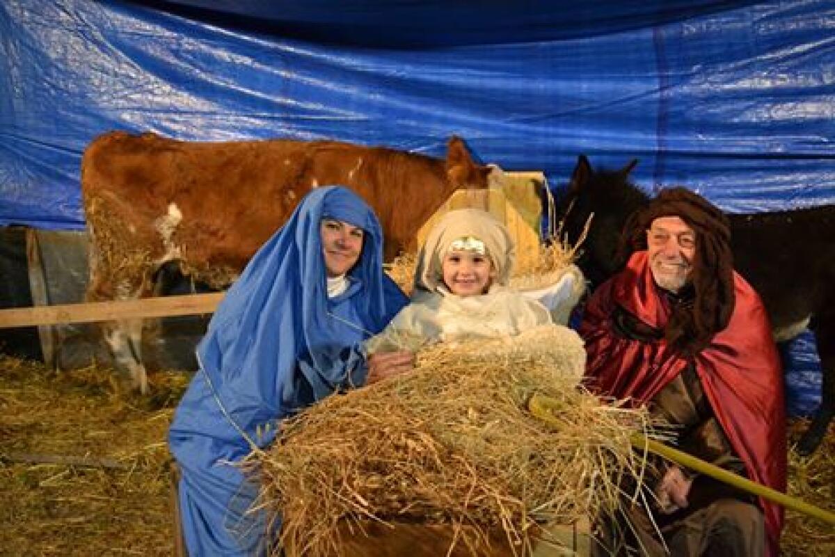 Rappresentazione del Presepe Vivente al Quartiere Primo di Aprilia. - 