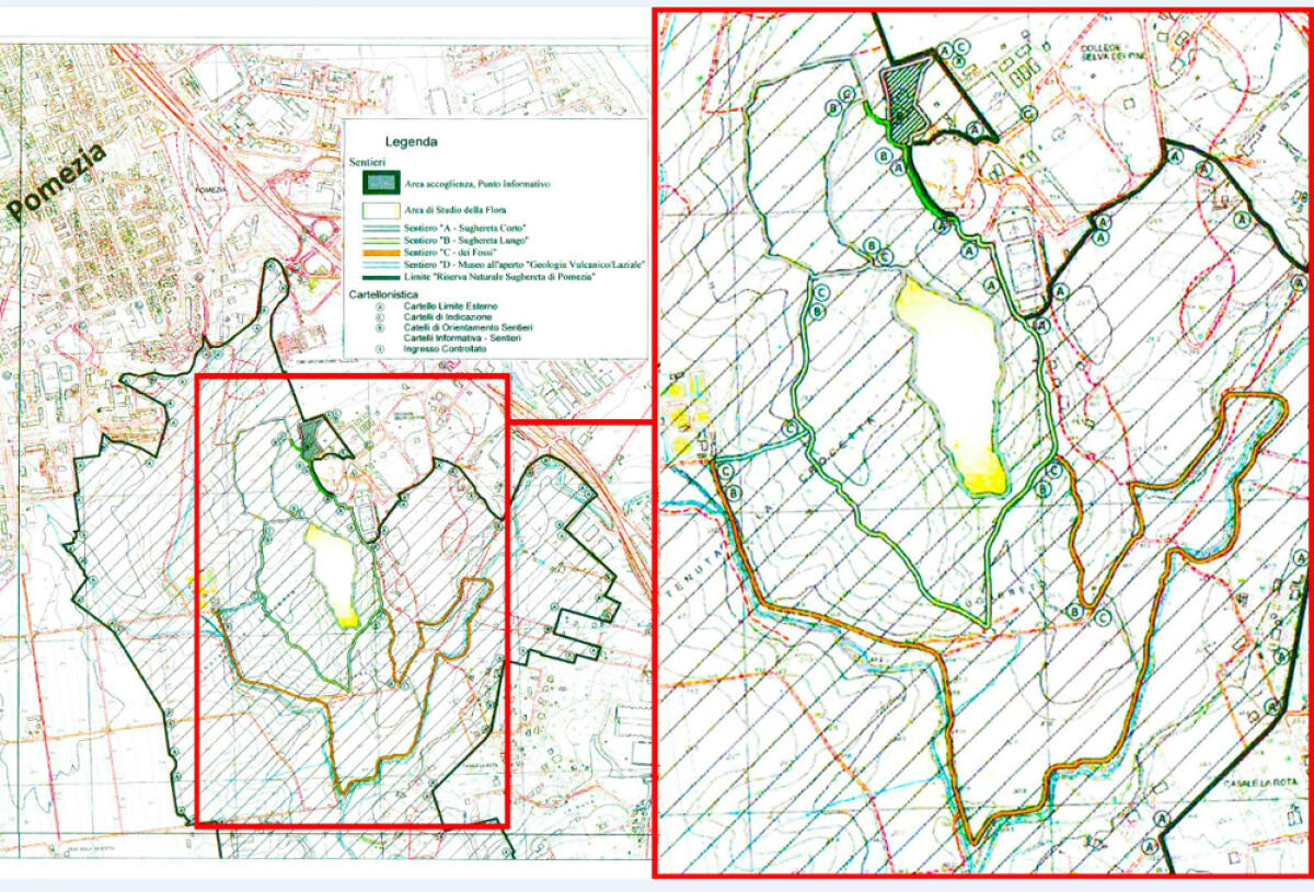 POMEZIA - Riserva naturale della Sughereta: il sindaco e la Giunta deliberano i sentieri da realizzare. - 