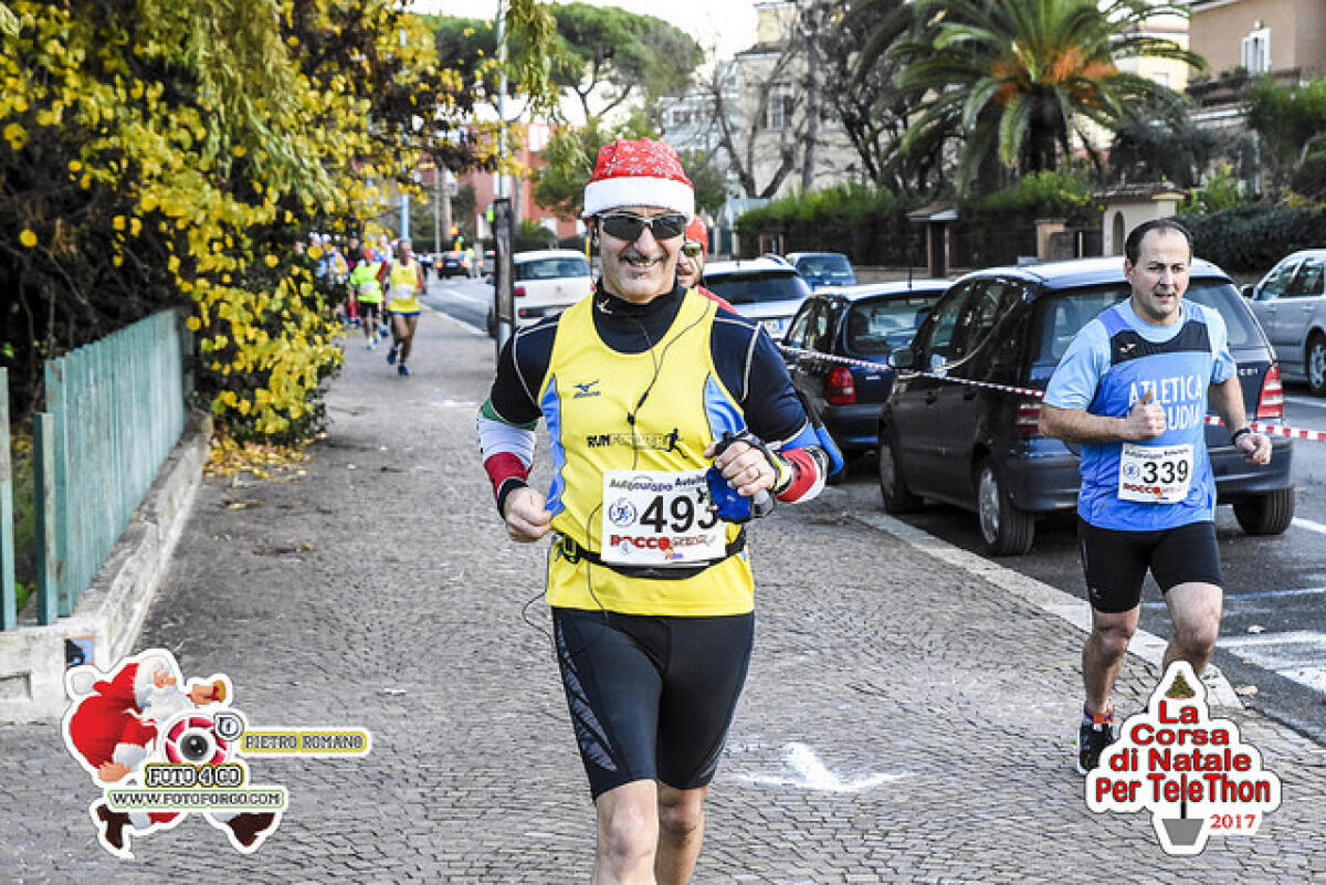 Corsa di Natale per Telethon, buona prova per la Runforever Aprilia - 