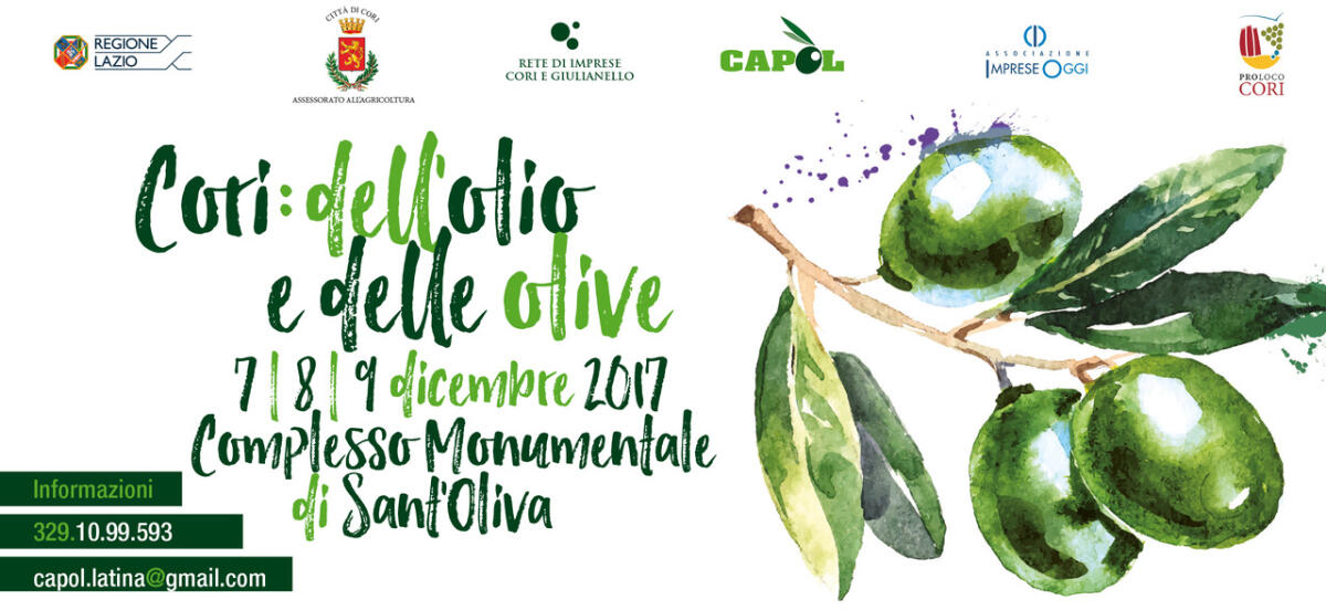 Al via la terza edizione di "Cori: dell'Olio e delle Olive" - 