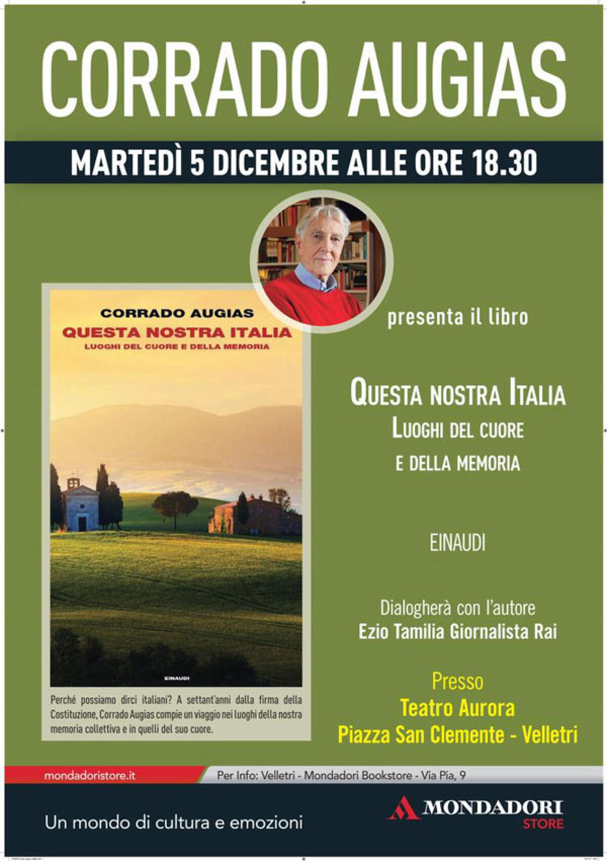 A Velletri grandi ospiti: Luca Telese e Corrado Augias - 