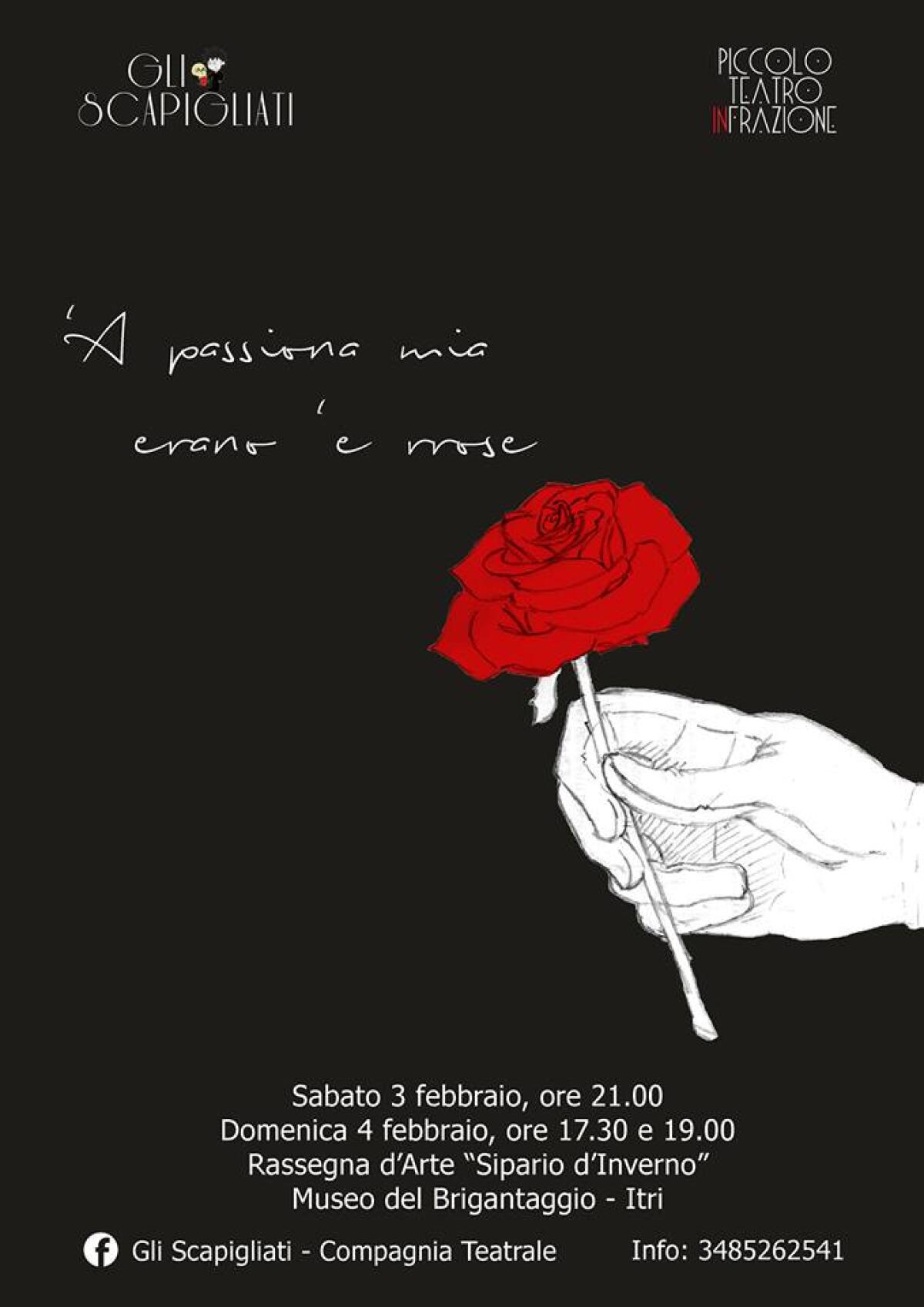 “’A passiona mia erano ‘e rrose”: ad Itri uno spettacolo-tributo a Totò. - 